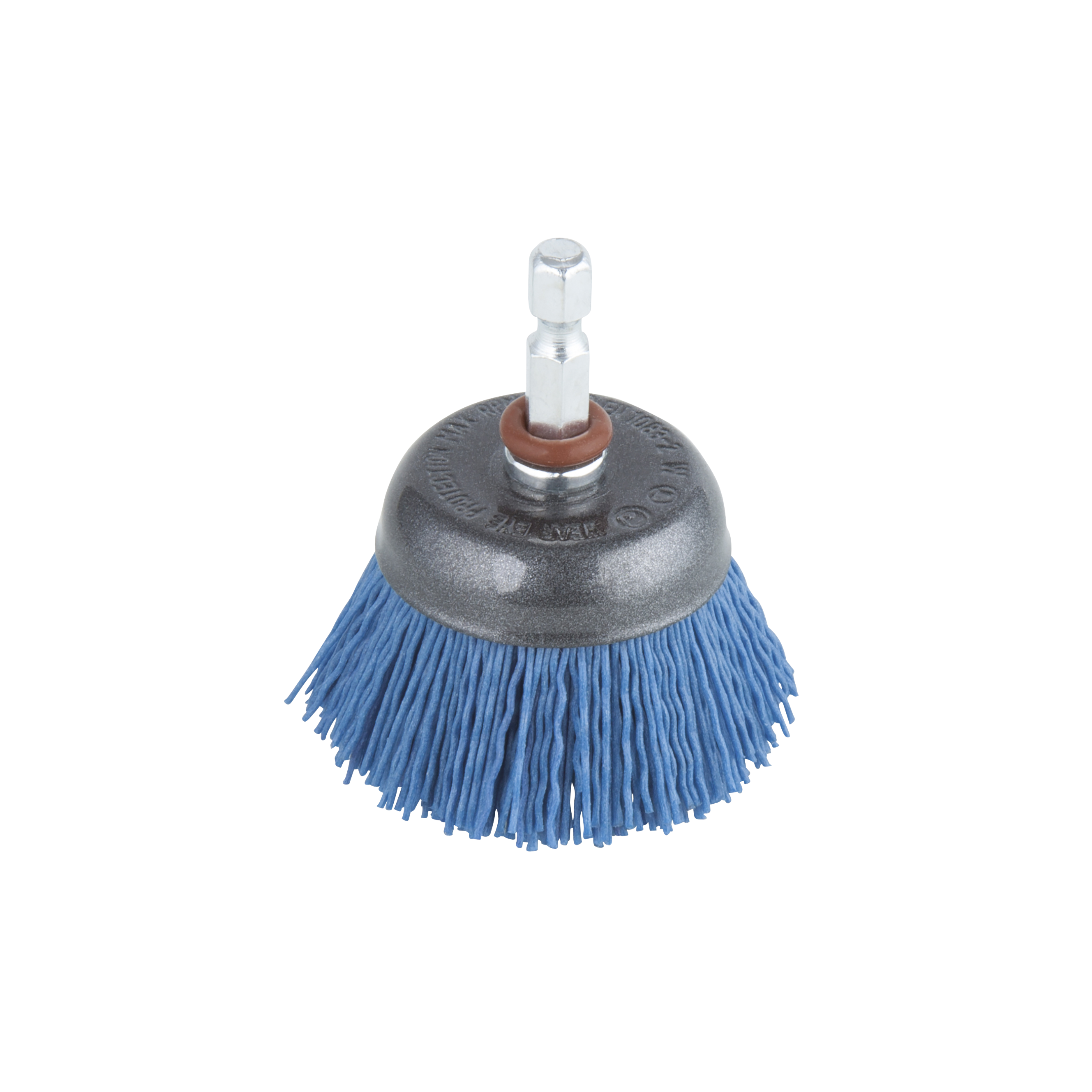 Wolfcraft Nylon-komborstel | Blauw | 6-kant schacht | Ø50mm | 1 stuk - 2728000