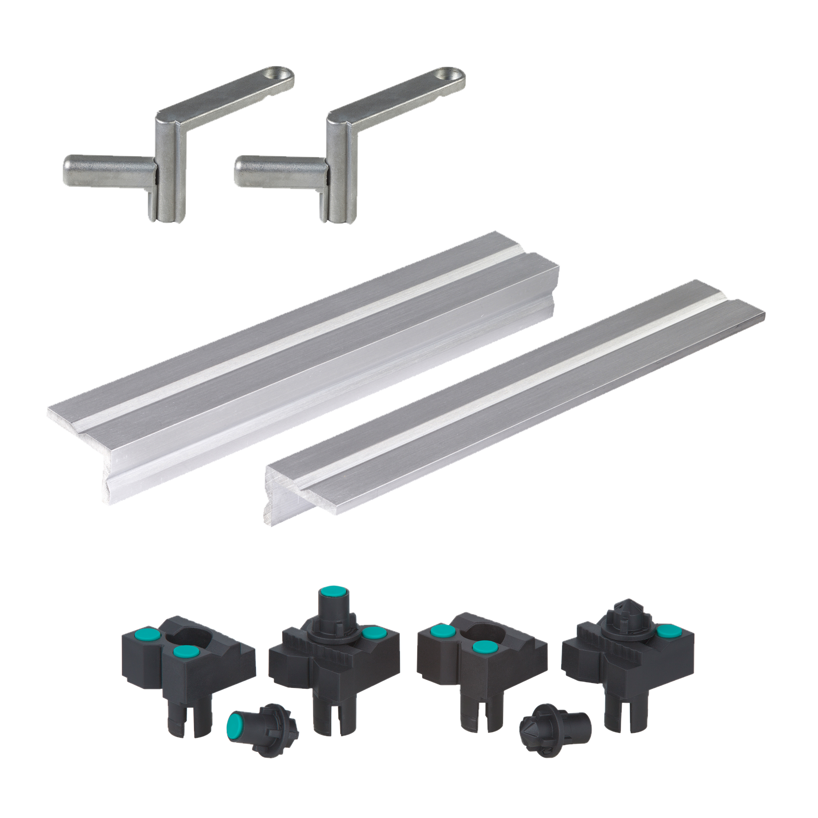 wolfcraft - Set klemtafeltoebehoren "Professional", 8-dlg. - 8628000