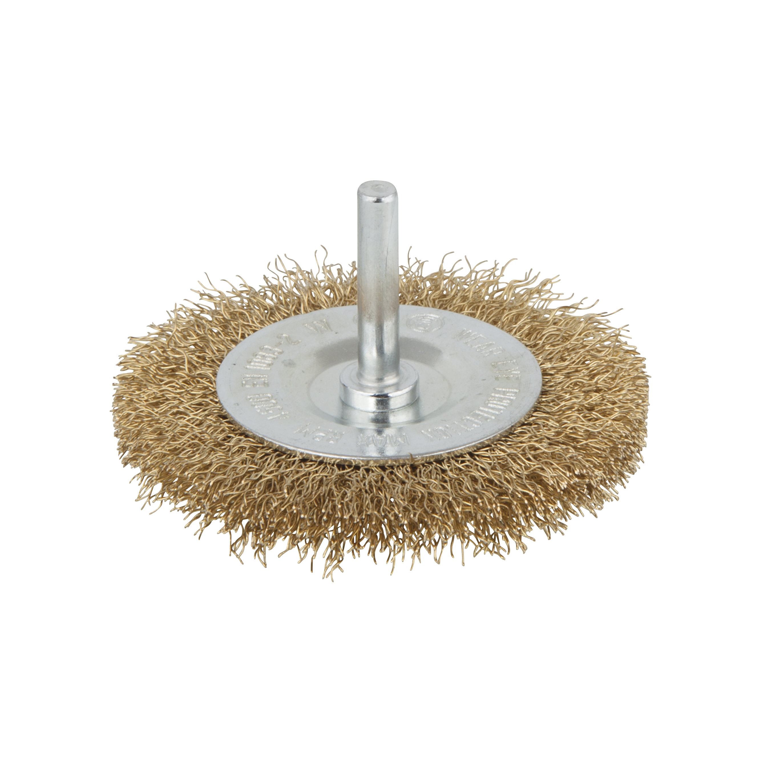 Wolfcraft Draadborstel | Messing | Ronde schacht | Ø75 x 7mm | 1 stuk - 8475000