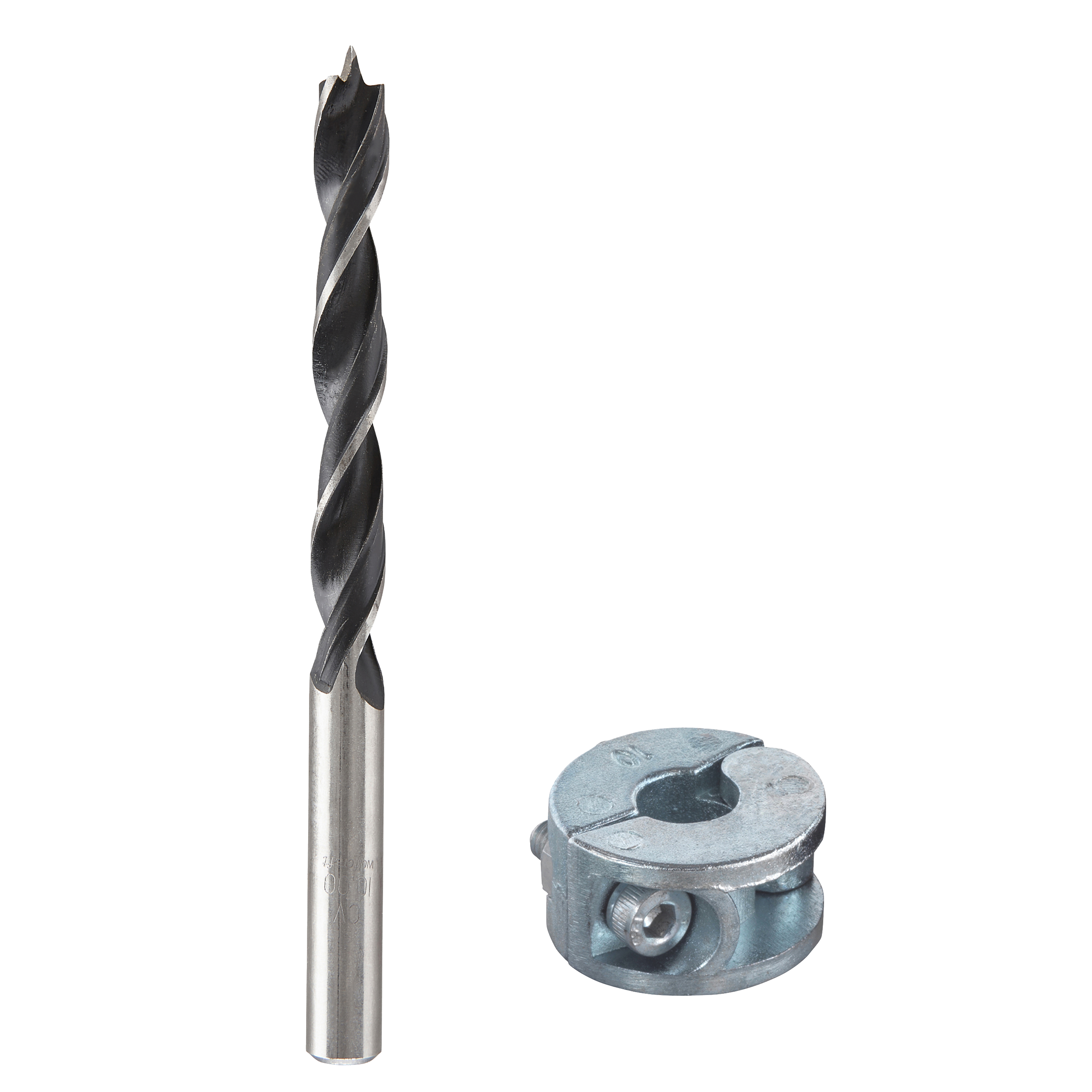 Wolfcraft Deuvelboor | Met centerpunt + D-stop | Ø10mm | 1 stuk - 2733000