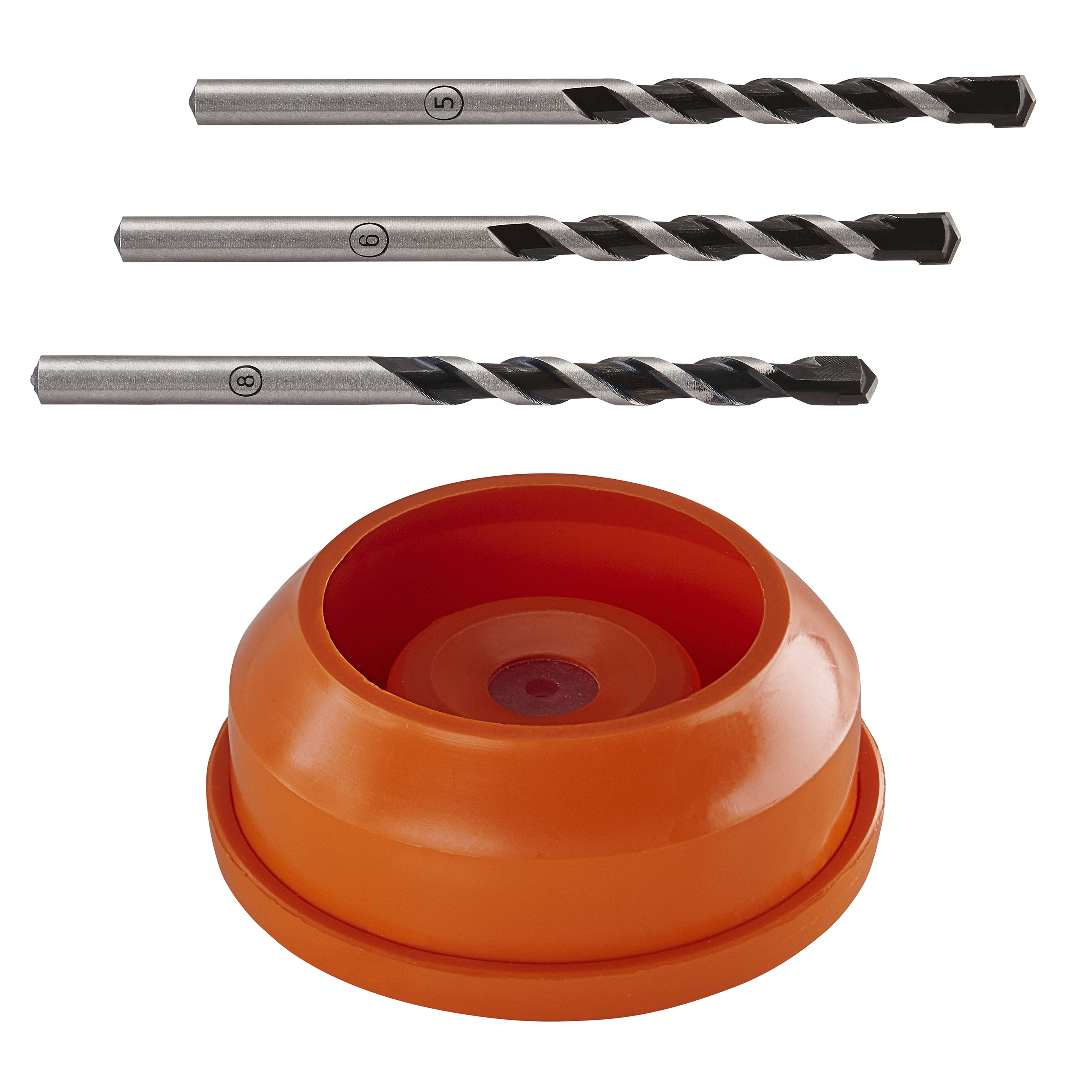 Wolfcraft Betonboorset | "Professional" | Hardmetaal-voorzien | 4-delig | 1 set - 8640000