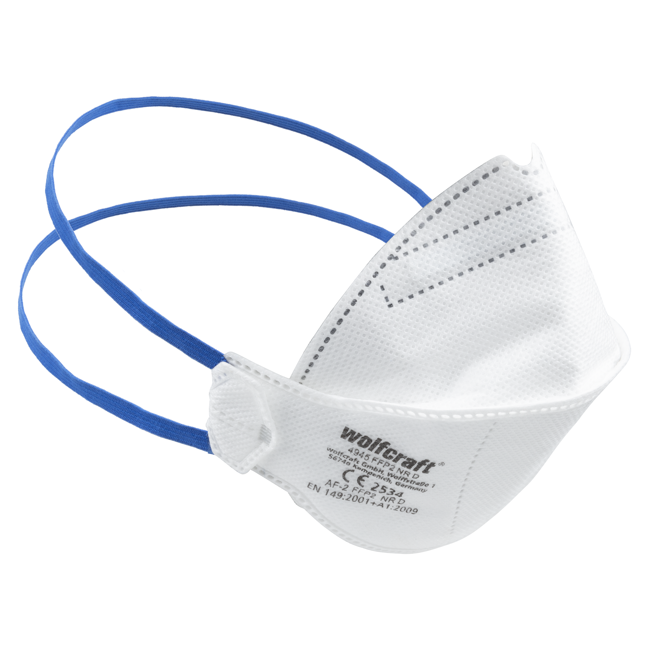 Wolfcraft Vouwmaskers | FFP2 | 2 stuks - 4945000