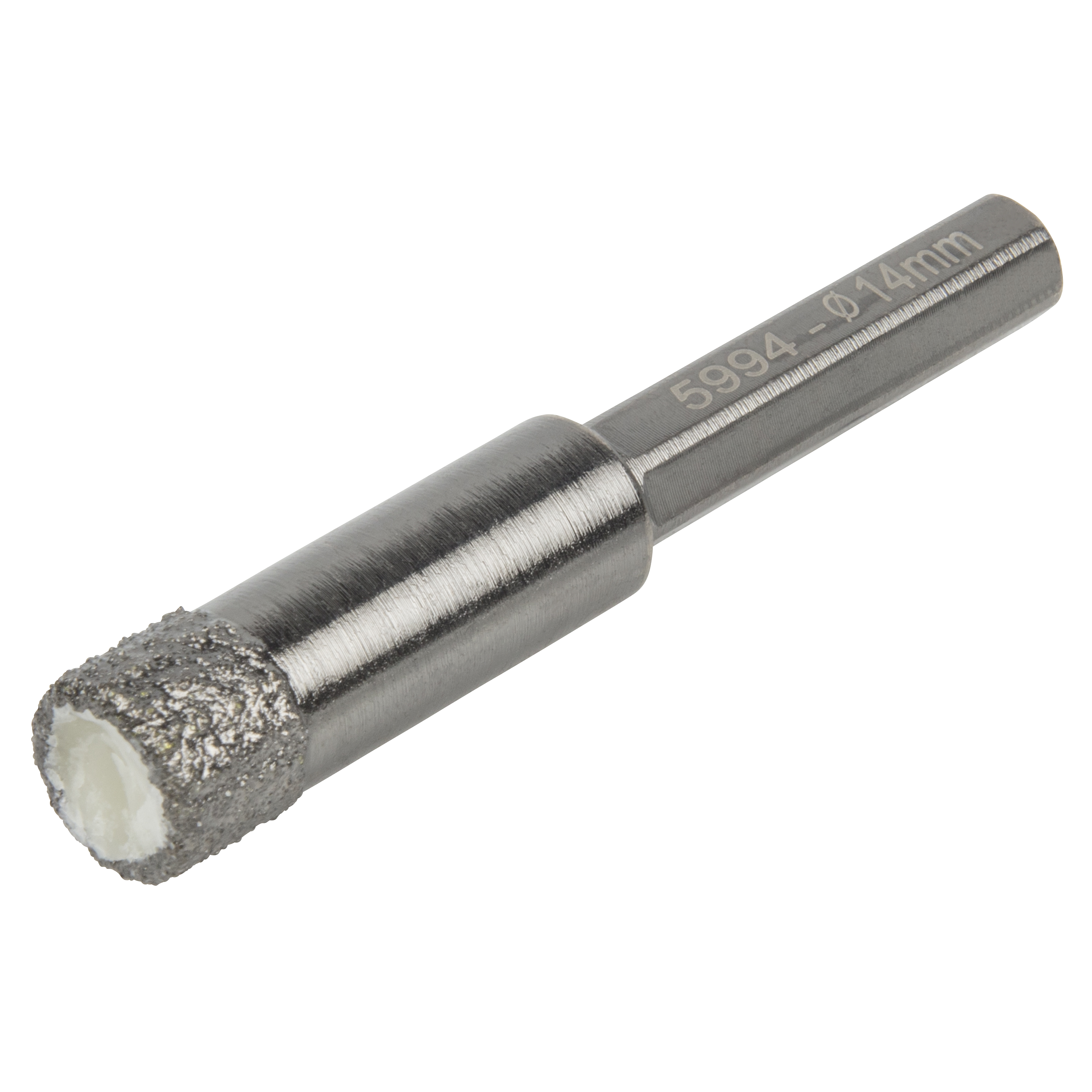 Wolfcraft Droogboor | Met diamant bestrooid | Zeskantschacht | Ø14mm | 1 stuk - 5994000