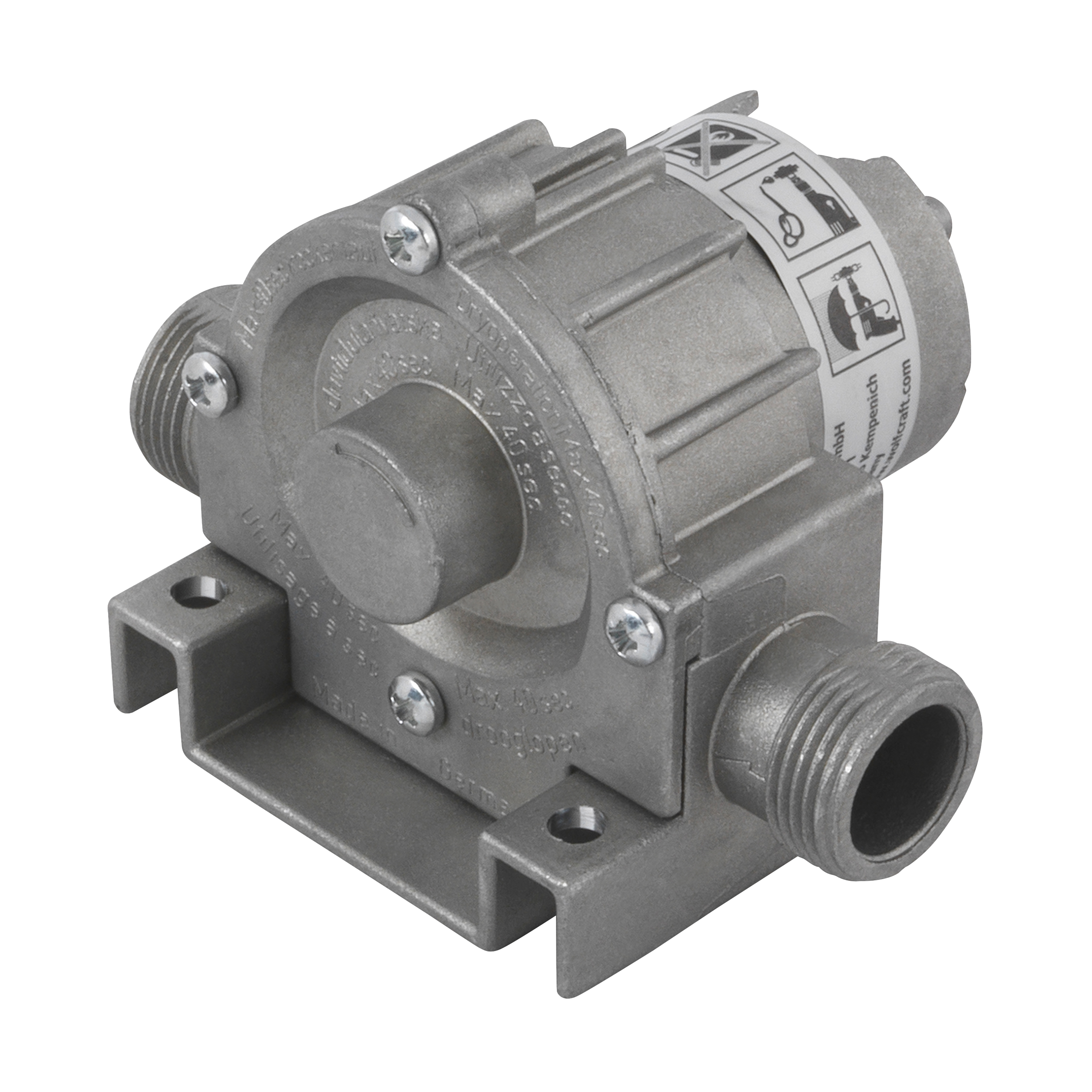 Wolfcraft Pomp | Metalen behuizing | 8mm | 3000 l/h | 1 stuk - 2200000