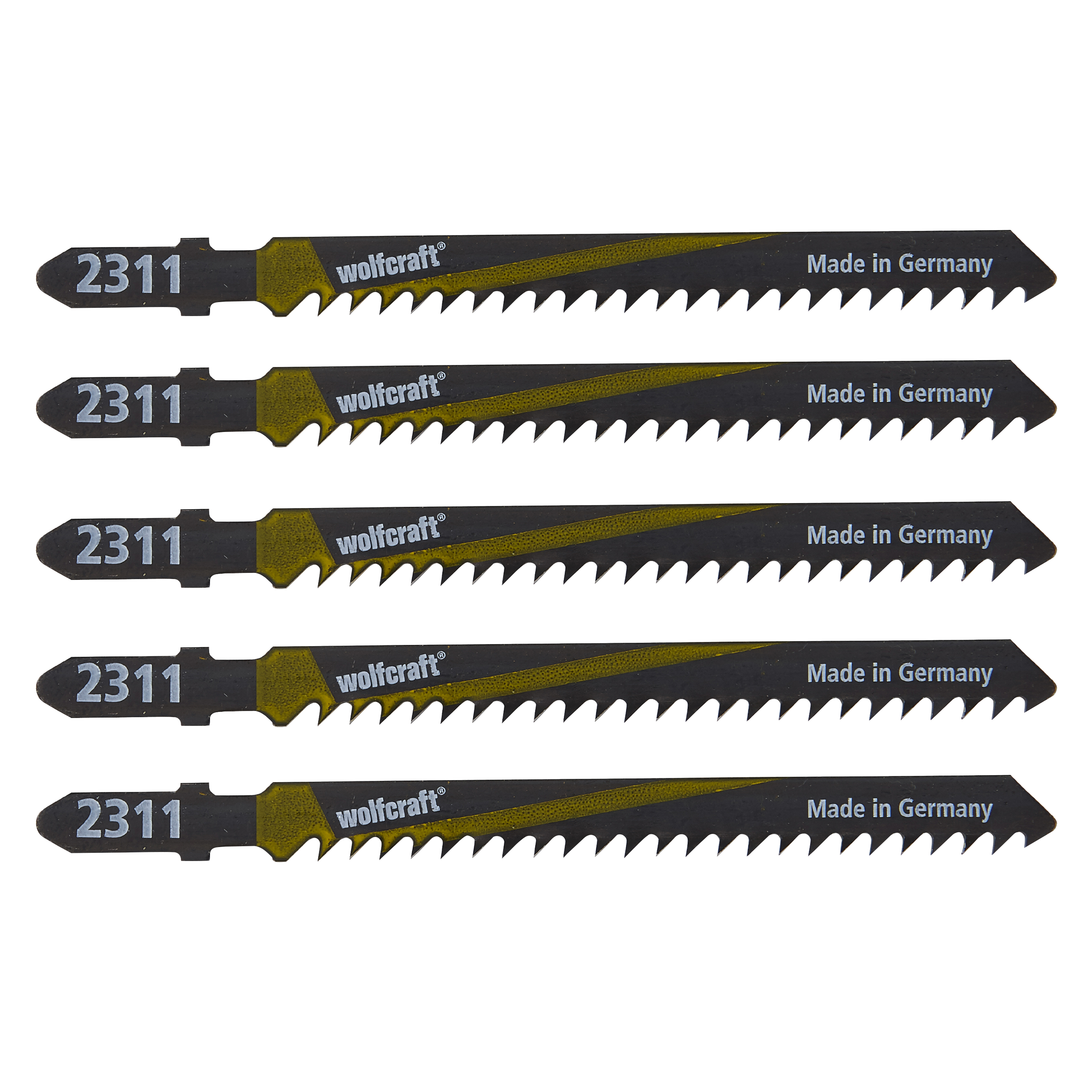 Wolfcraft Decoupeerzaagblad | HCS | L=100mm | T-Schaft | 5 stuks - 2361000