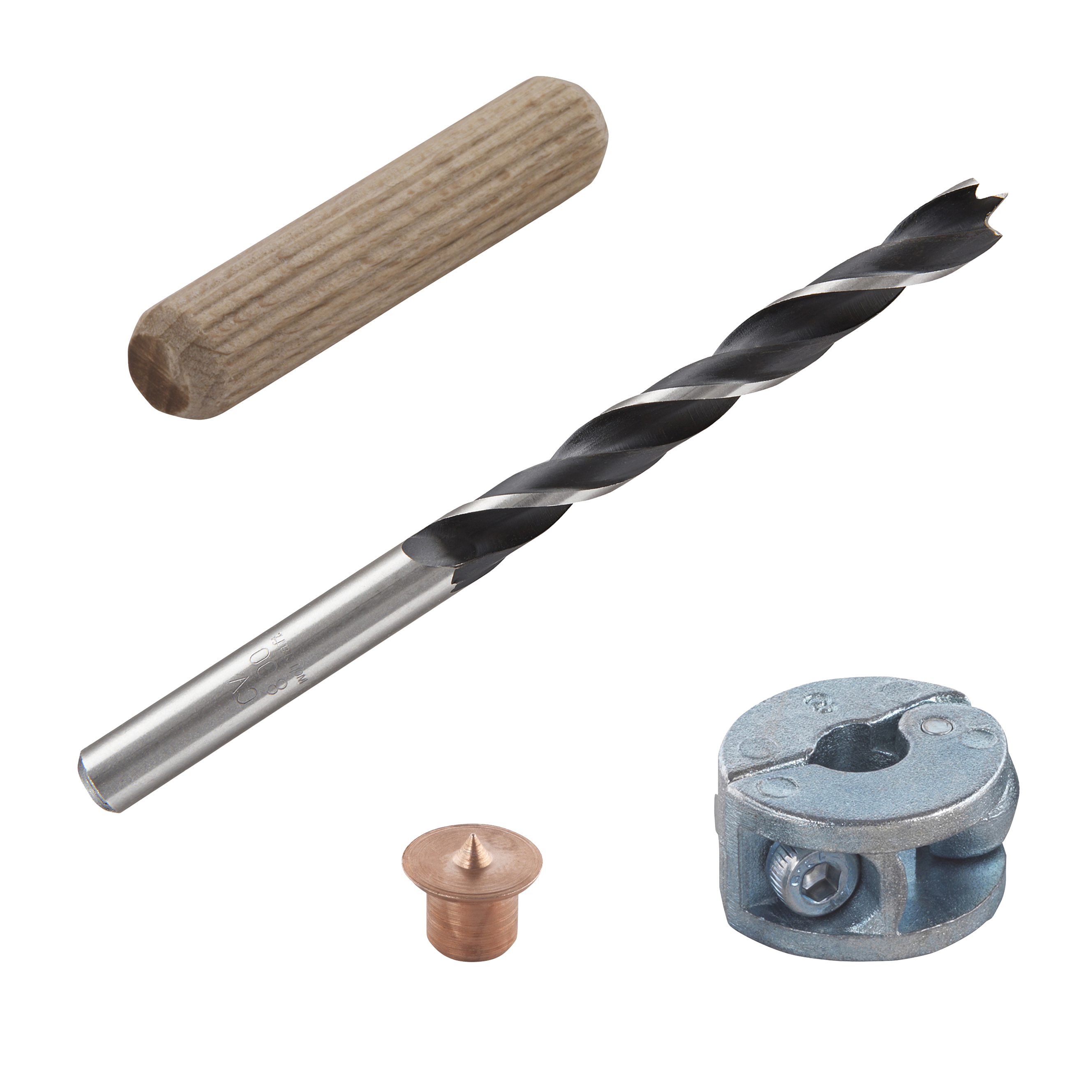 Wolfcraft Deuvelset | Ø8mm | 28-delig | 1 set - 2917000