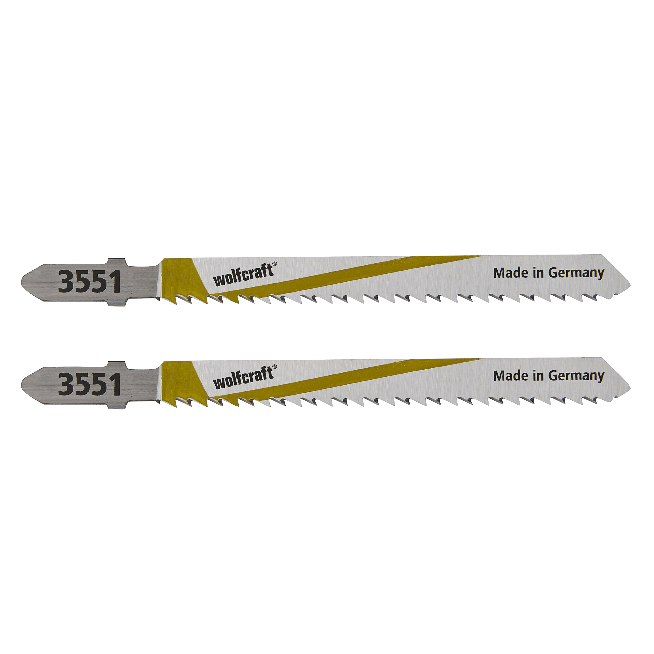 Wolfcraft Decoupeerzaagblad | HCS | L=100mm | T-Schaft | 2 stuks - 3551000