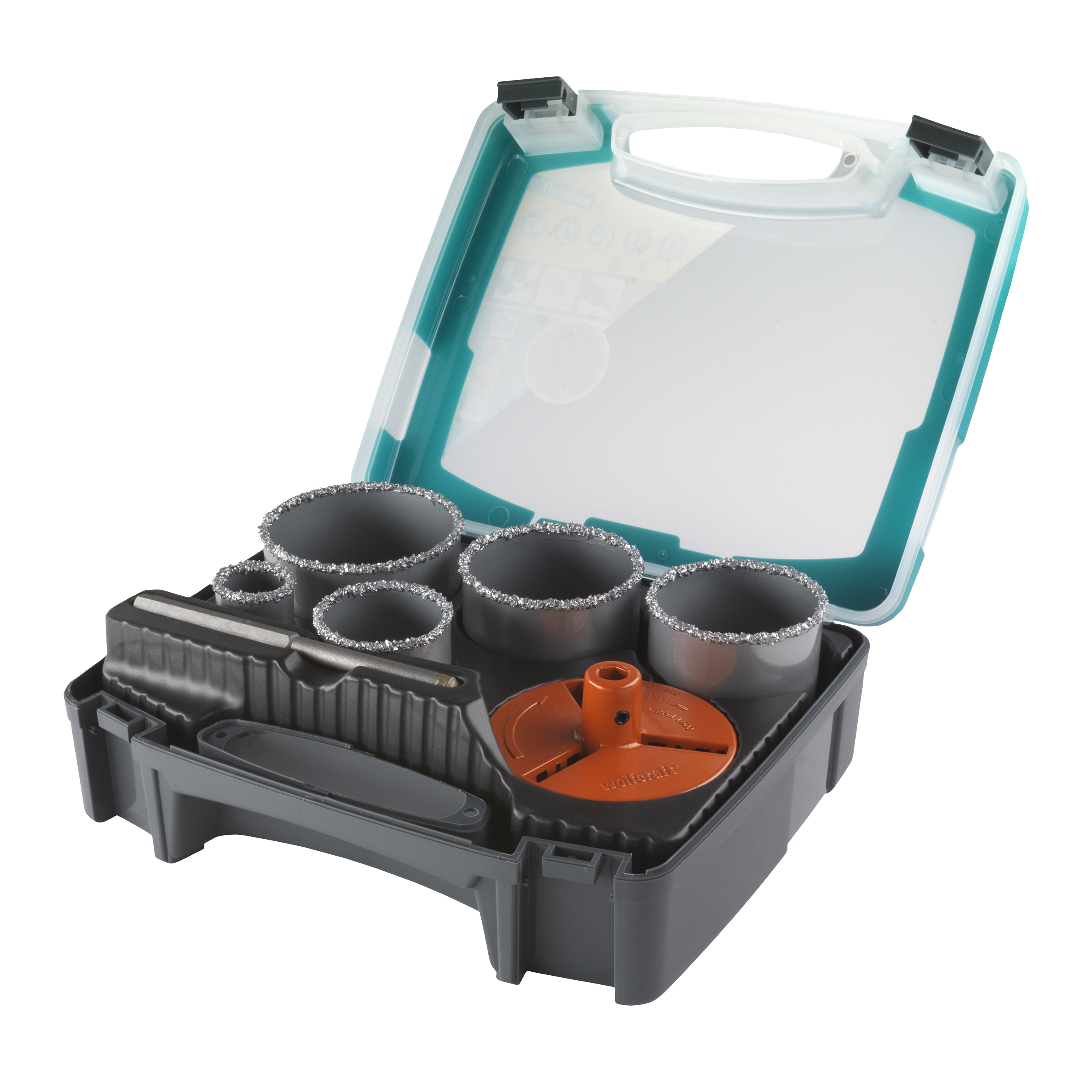Wolfcraft Boorkop-set | 5-delig | HM | Ø33, 53, 67, 73, 83mm | 1 set - 3464000
