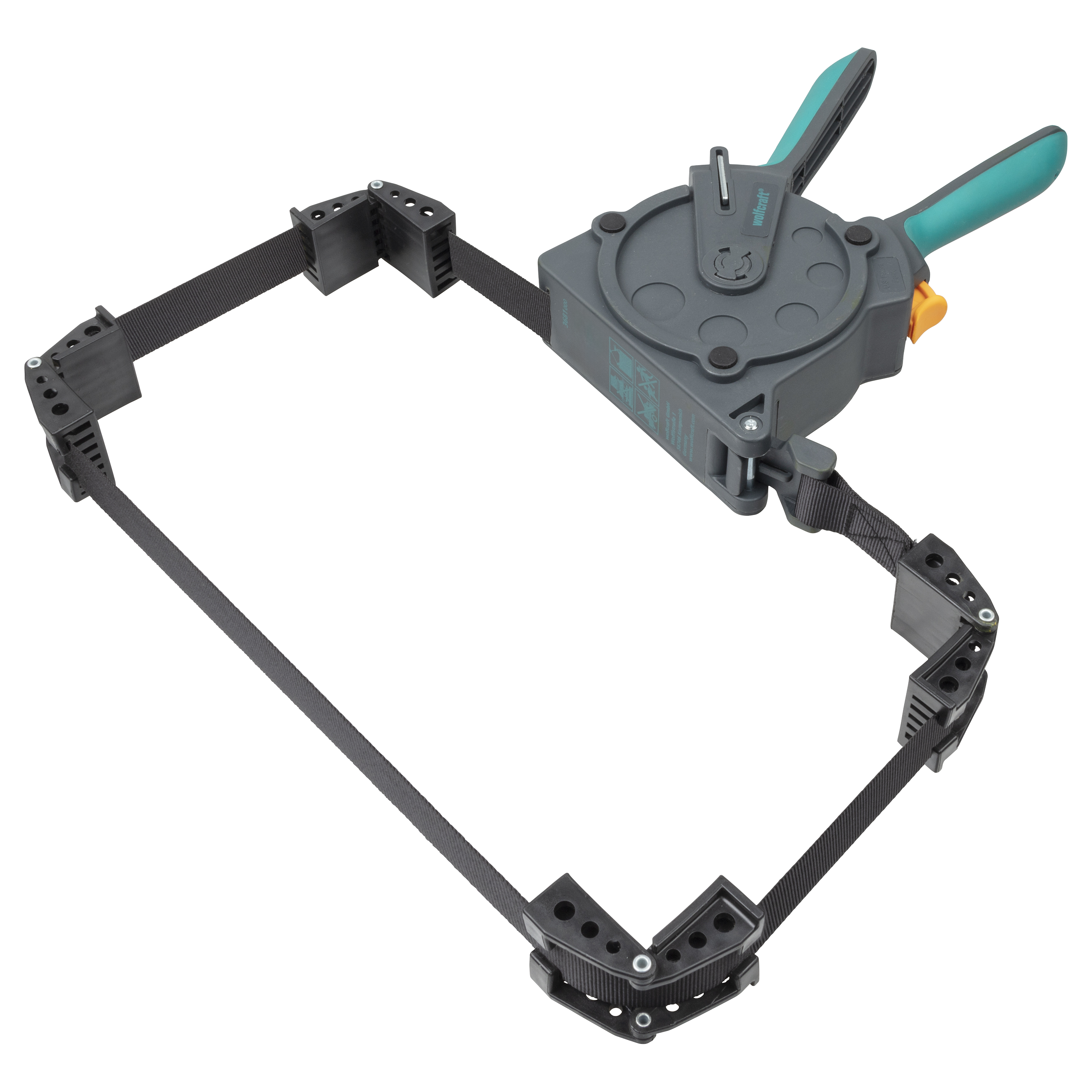 Wolfcraft Eénhand-bandspanner | Met 4 wangen | 5m | 1 stuk - 3681000