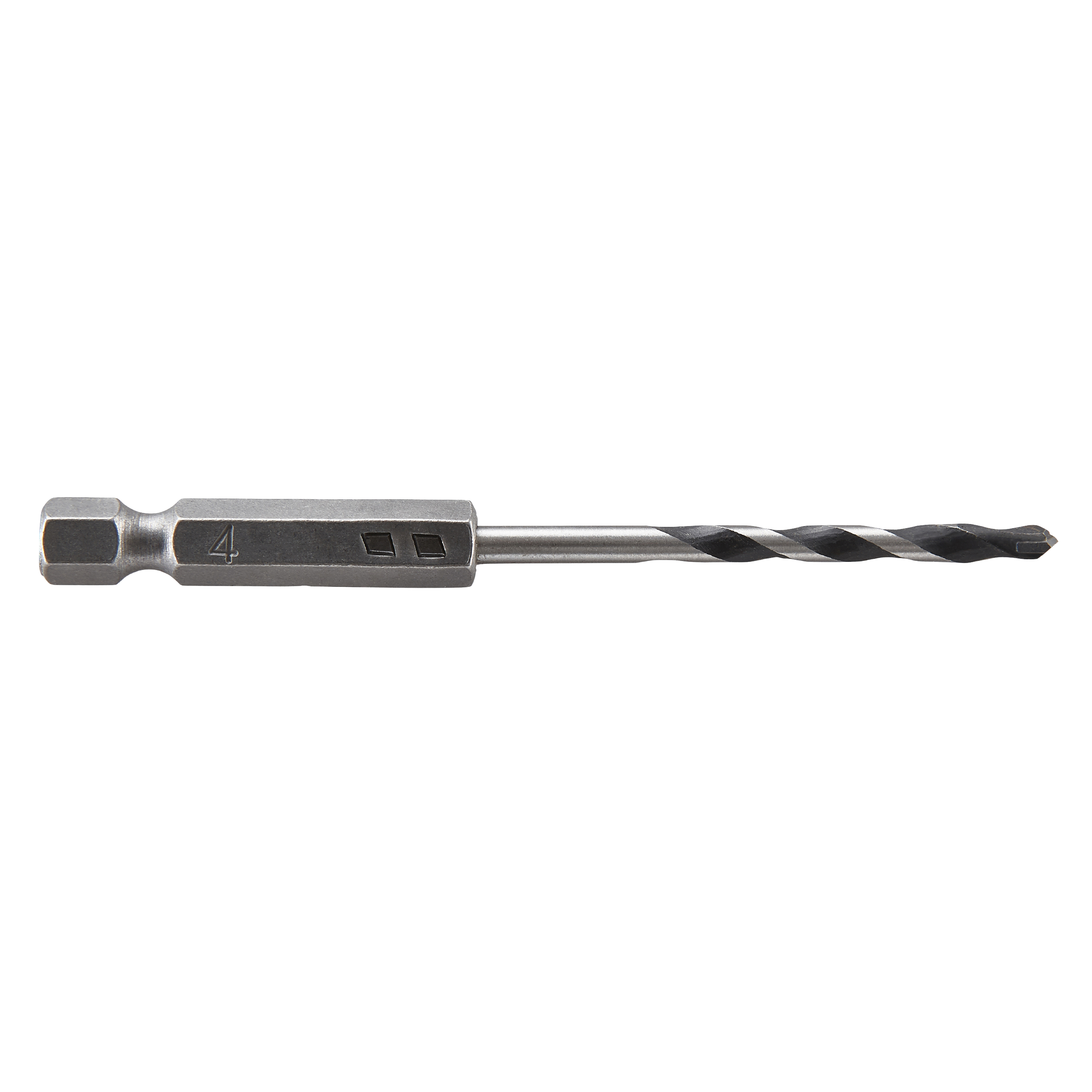 Wolfcraft Steenboor | HM | 6-kant | Ø4,0 x 80mm | 1 stuk - 7265000