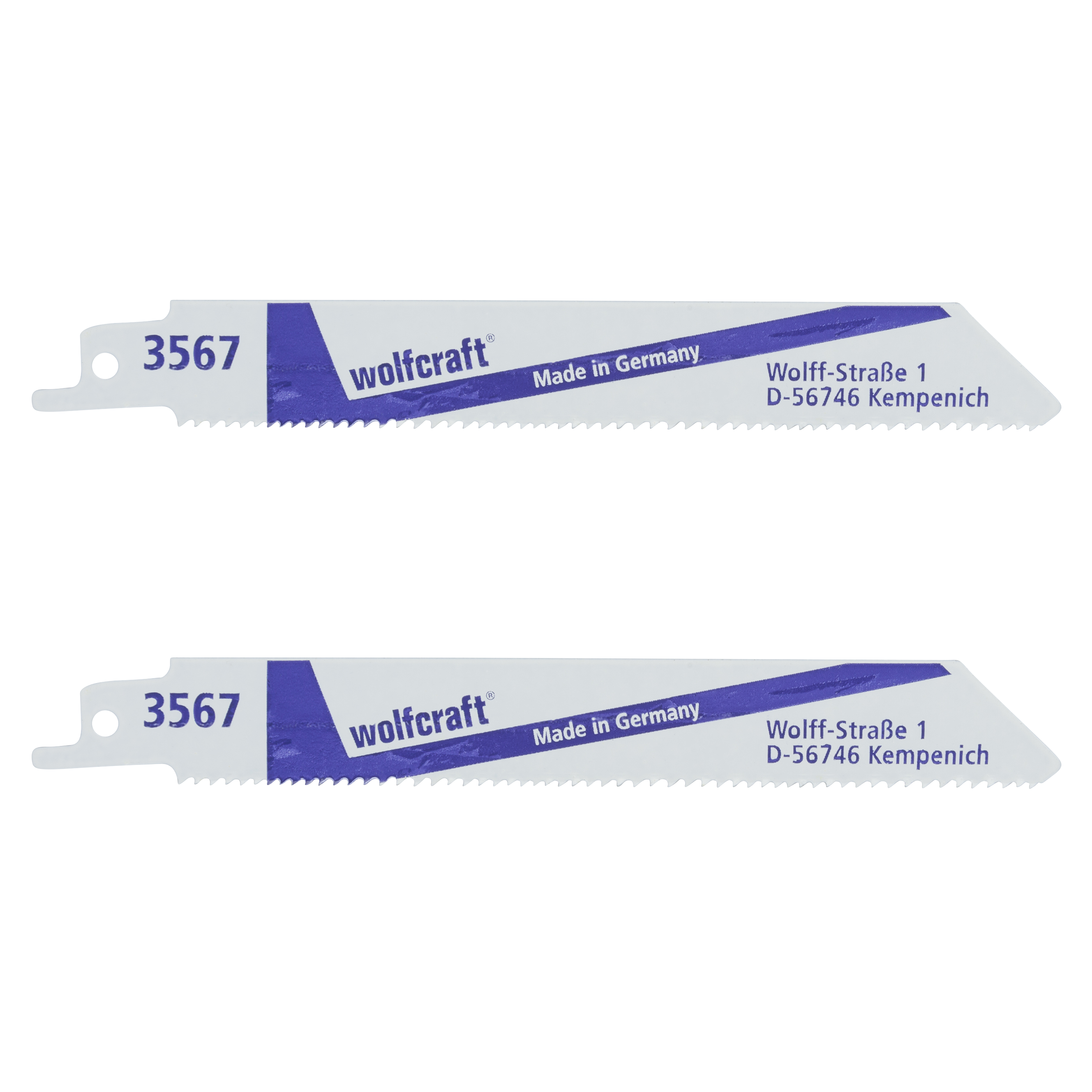 Wolfcraft Sabelzaagblad | BiM | Univ., grob | L=150mm | 2 stuks - 3567000
