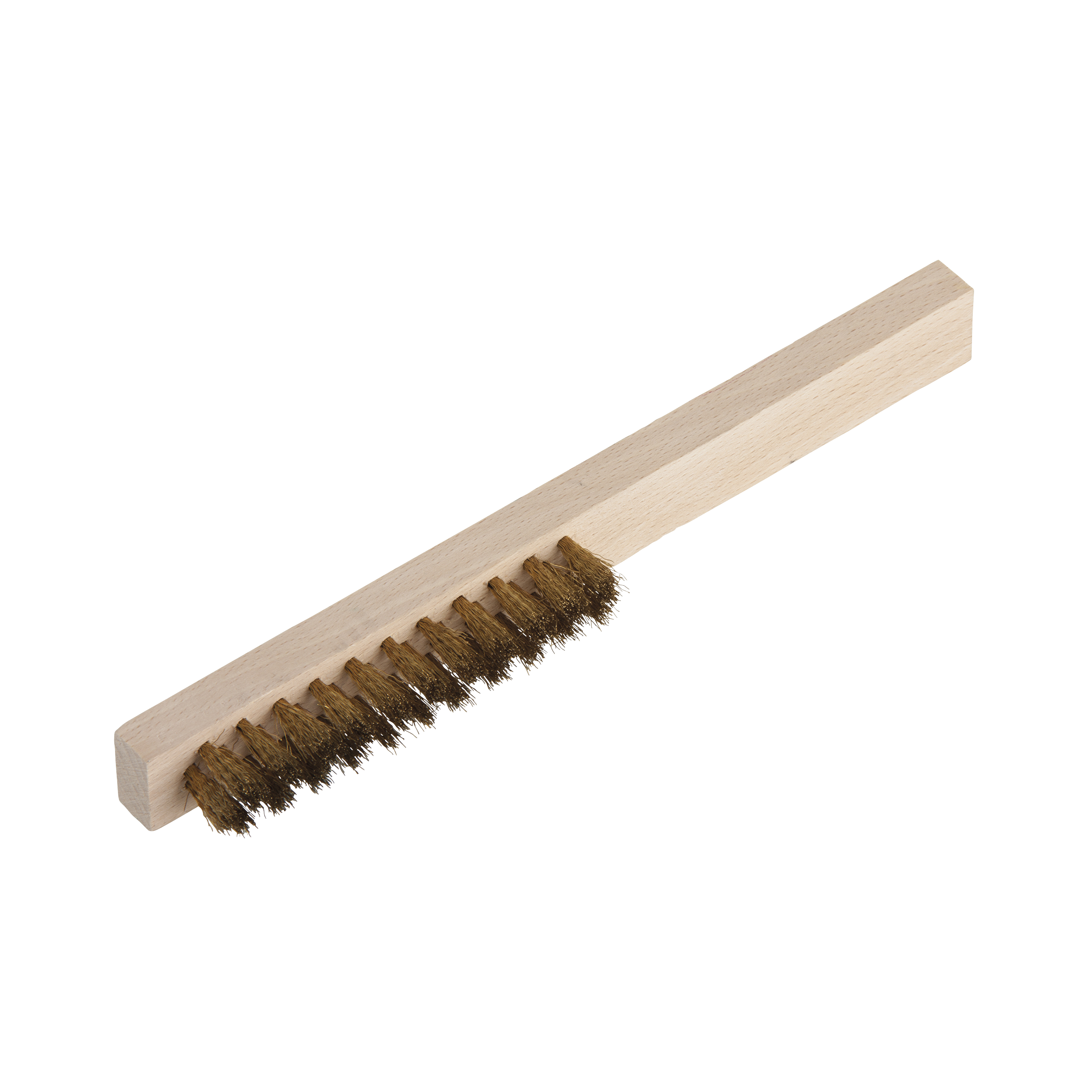 Wolfcraft Fijnkrasborstel | Messing | 220mm | 1 stuk - 2724000