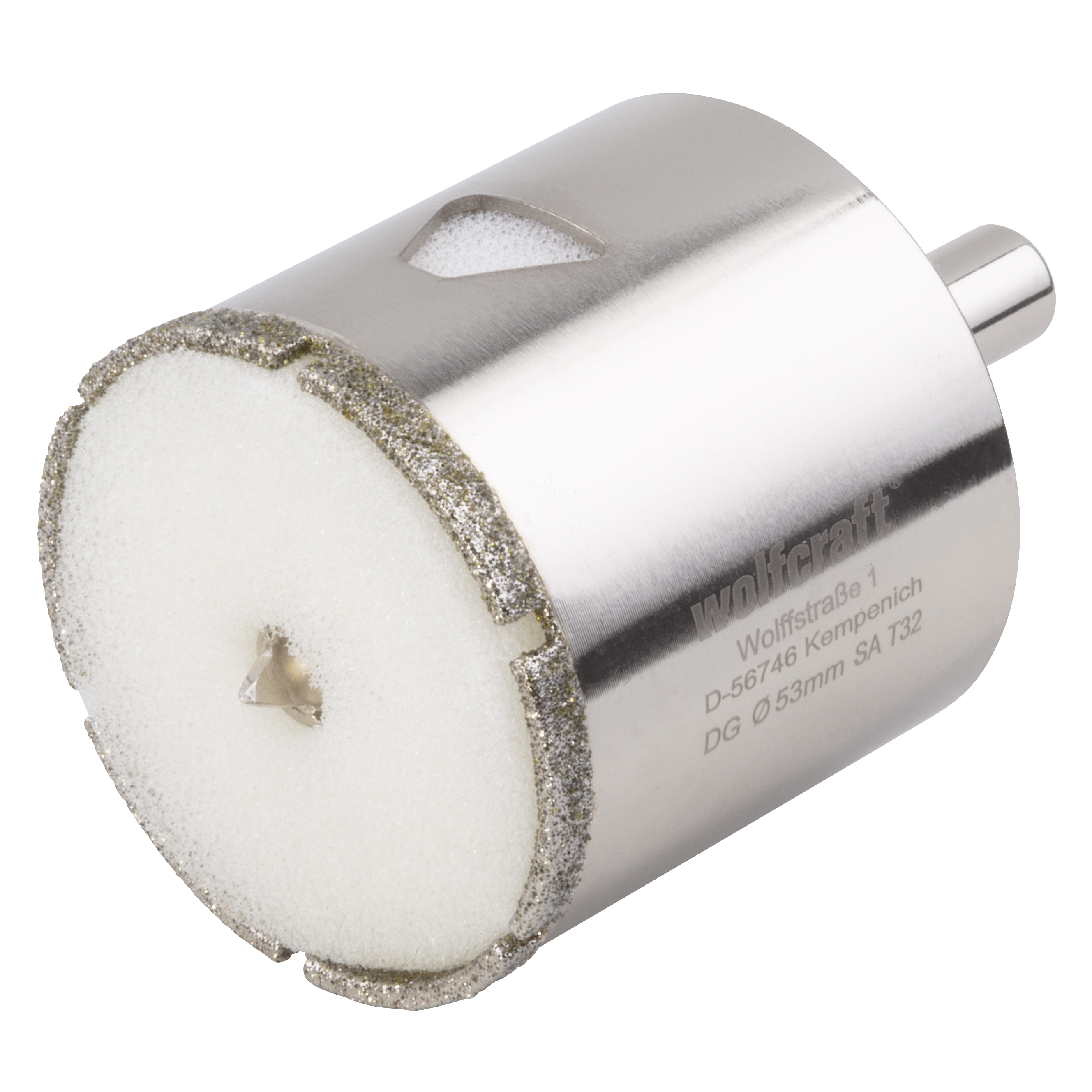 Wolfcraft Diamantbestr. boorkroon | Met schacht | Ø53mm | 1 stuk - 5929000