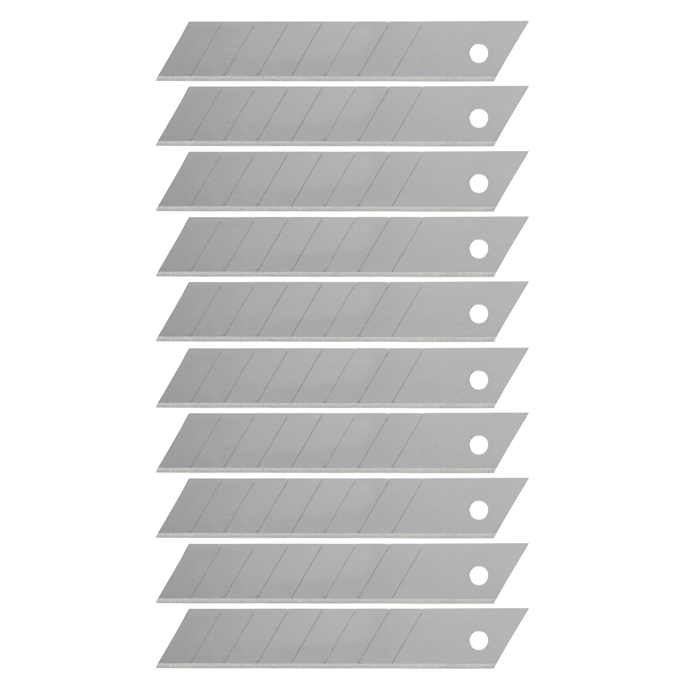 Wolfcraft Afbreekmessen | 18mm | 8 segmenten | 10 stuks - 4303000