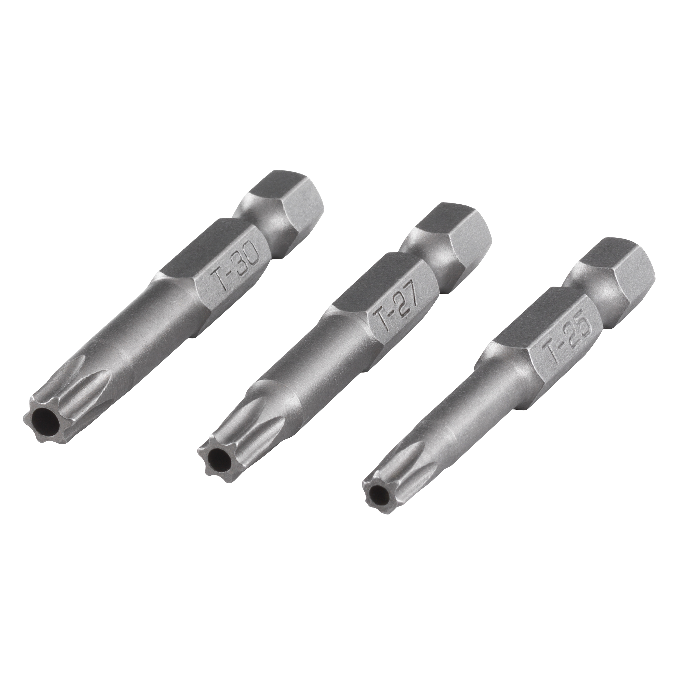 Wolfcraft Bit-set | TORX® met boring | Maat 25, 27, 30 | 3-delig - 1262000