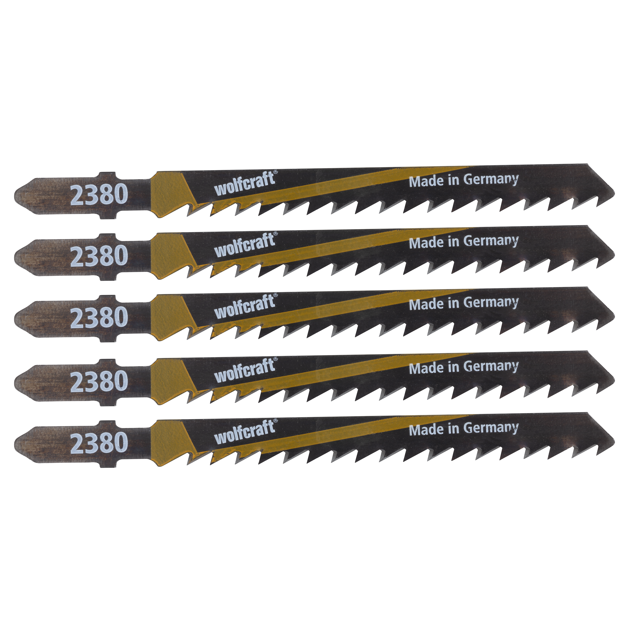Wolfcraft Decoupeerzaagbladen | T-schacht | HCS | 100mm | 5 stuks - 2650000