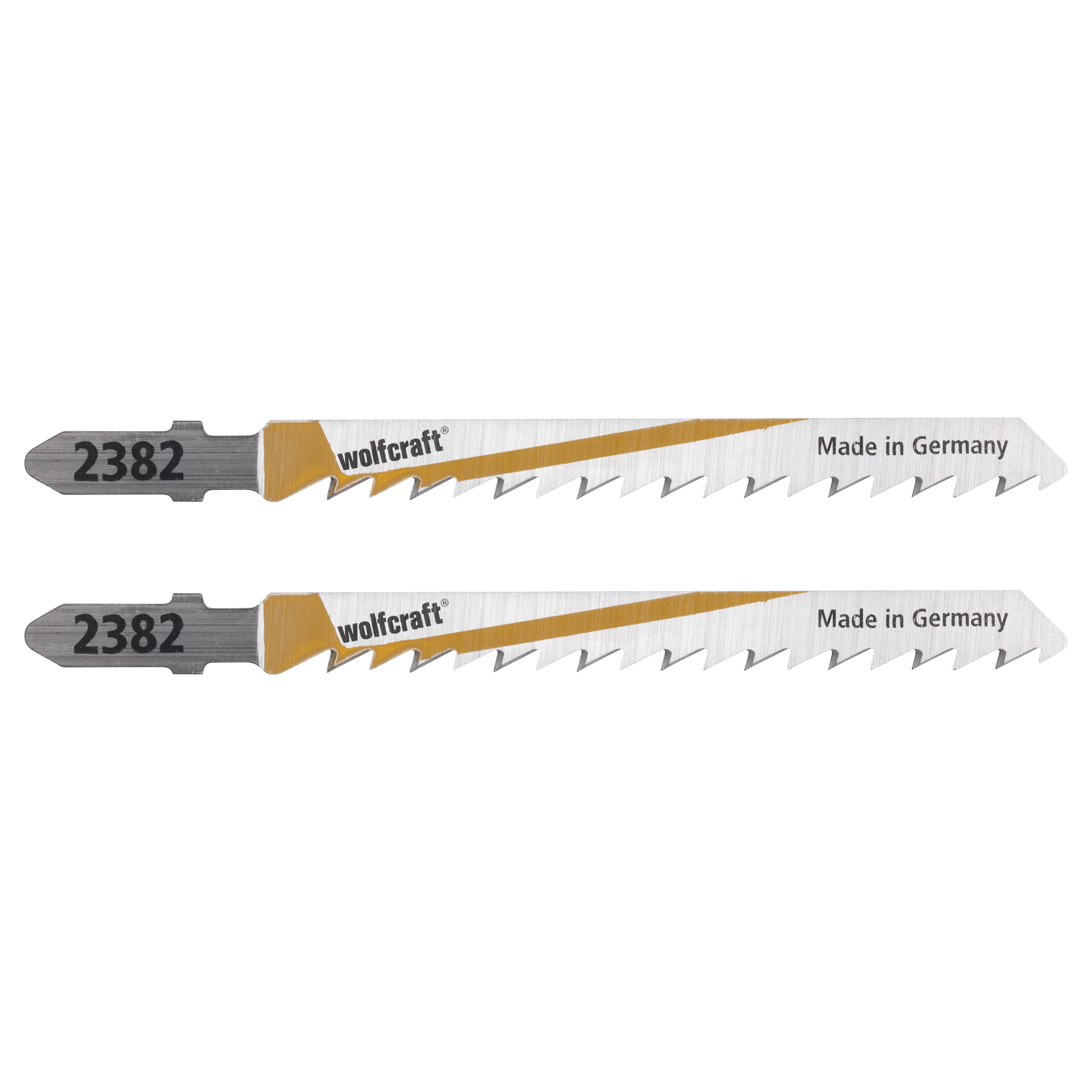 Wolfcraft Decoupeerzaagblad | HCS | L=100mm | T-Schaft | 2 stuks - 2382000