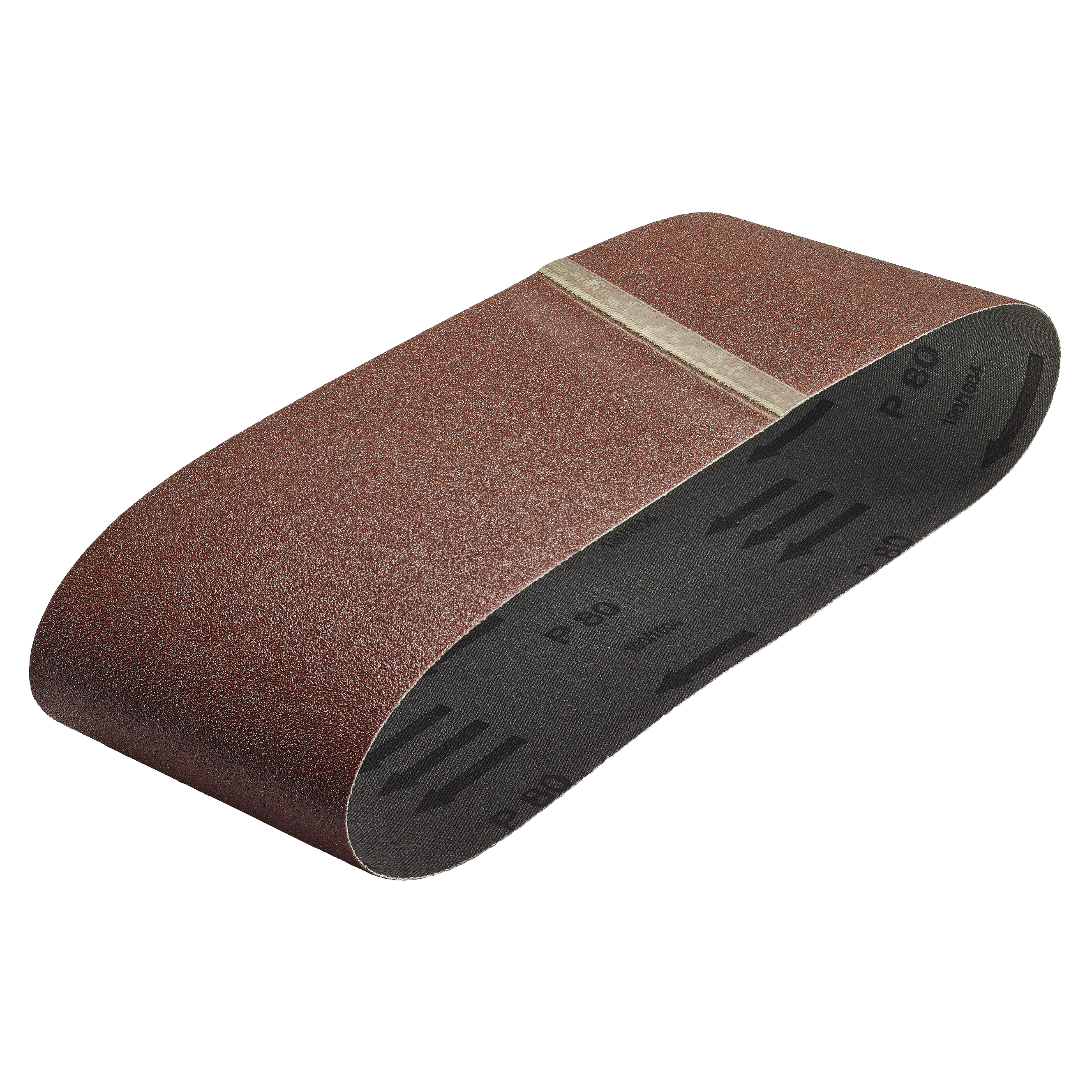Wolfcraft Textiel schuurband | Korund | K80 | 100 x 610mm | 3 stuks - 1862000