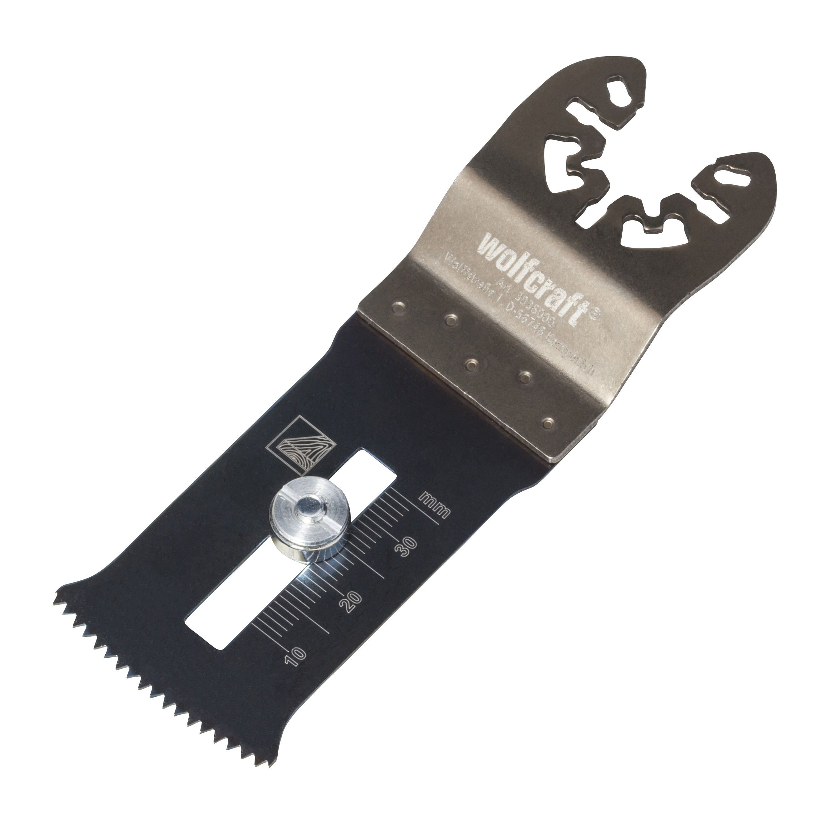 Wolfcraft Insteekzaagblad | Met diepteaanslag "PRO" | HCS | Universele centreerhals | 1 stuk - 3836000