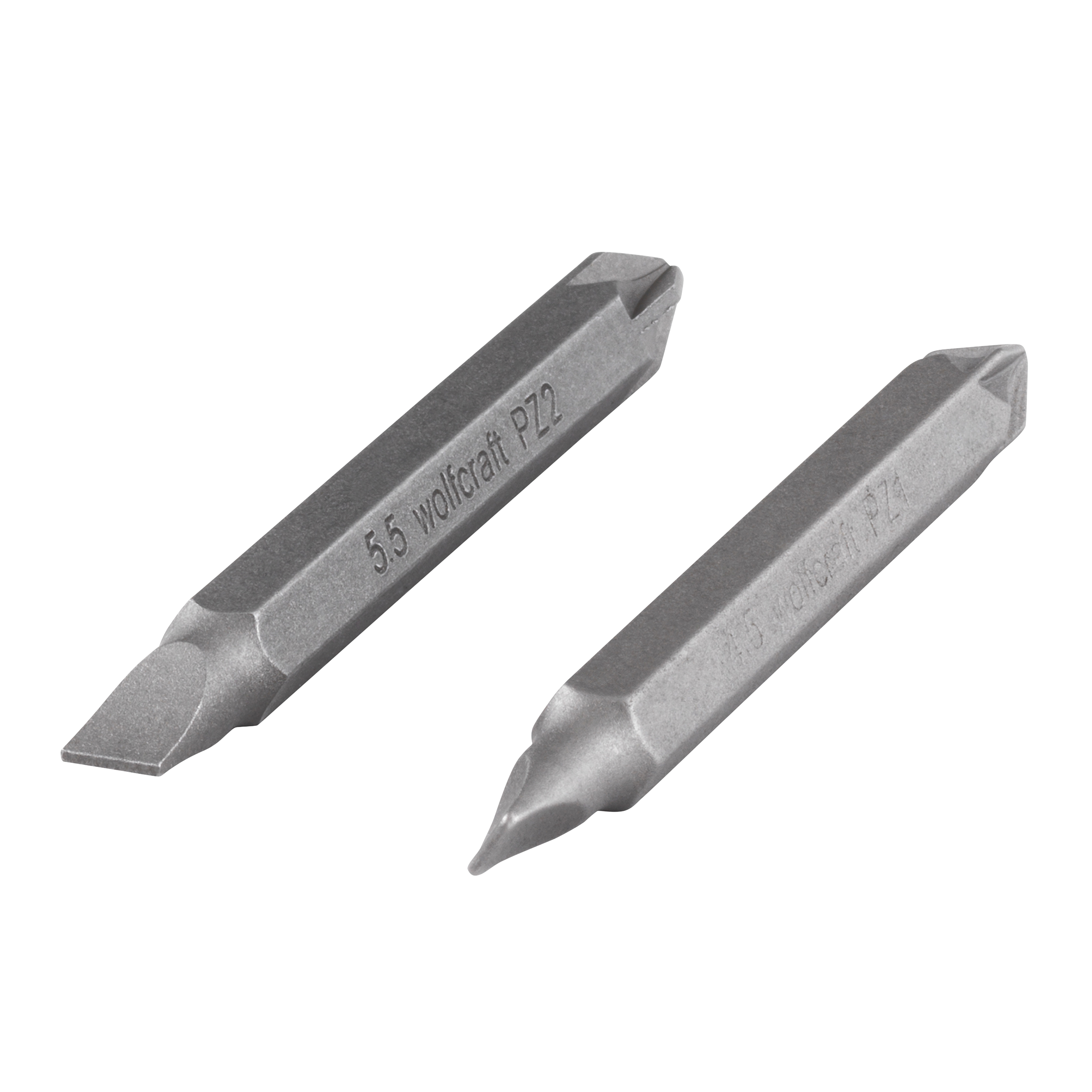 Wolfcraft Dubbelbits | Solid | PZ/sleuf | 2 stuks - 2408000
