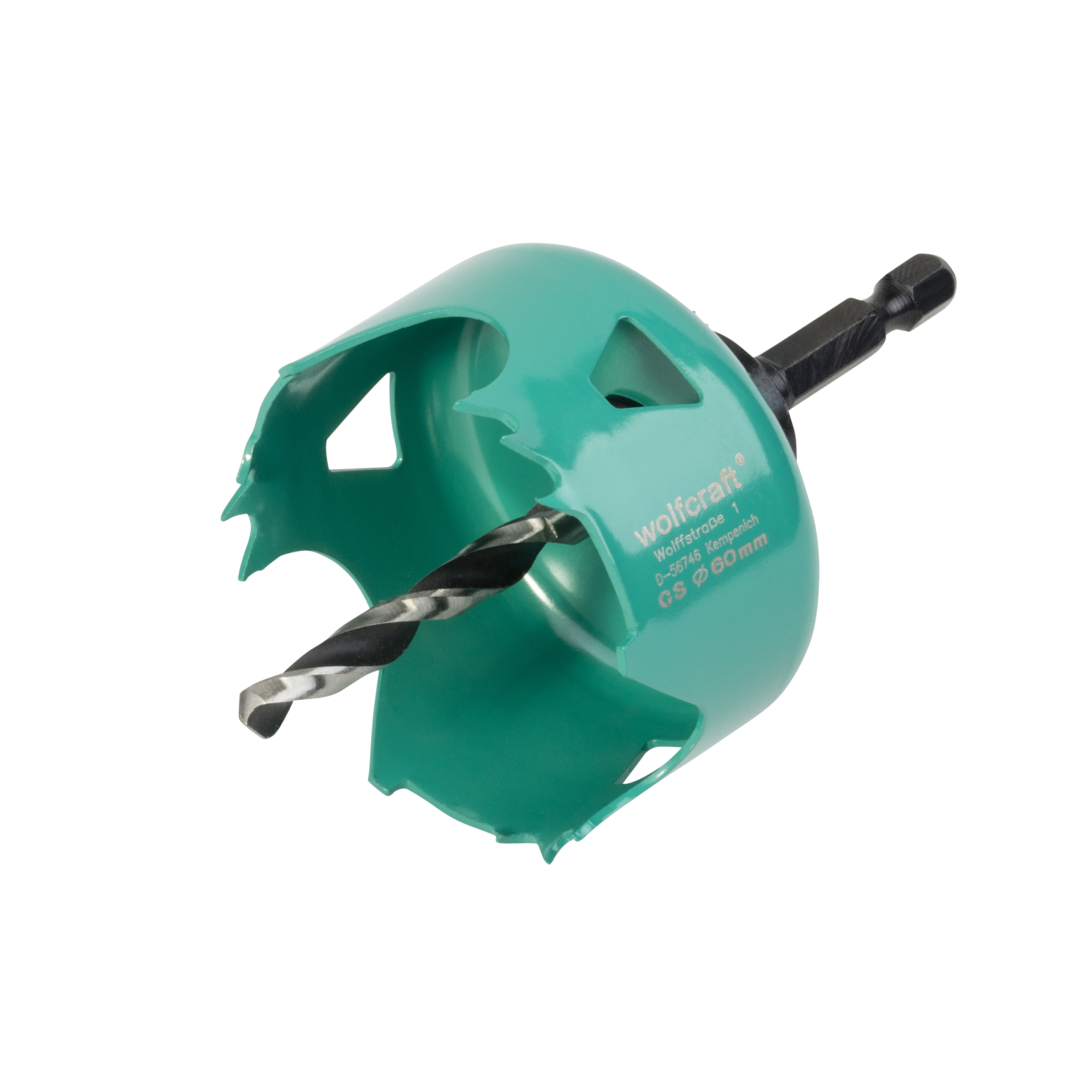 Wolfcraft Carbonstalen gatenzaag | Ø60mm | 1 stuk - 5966000