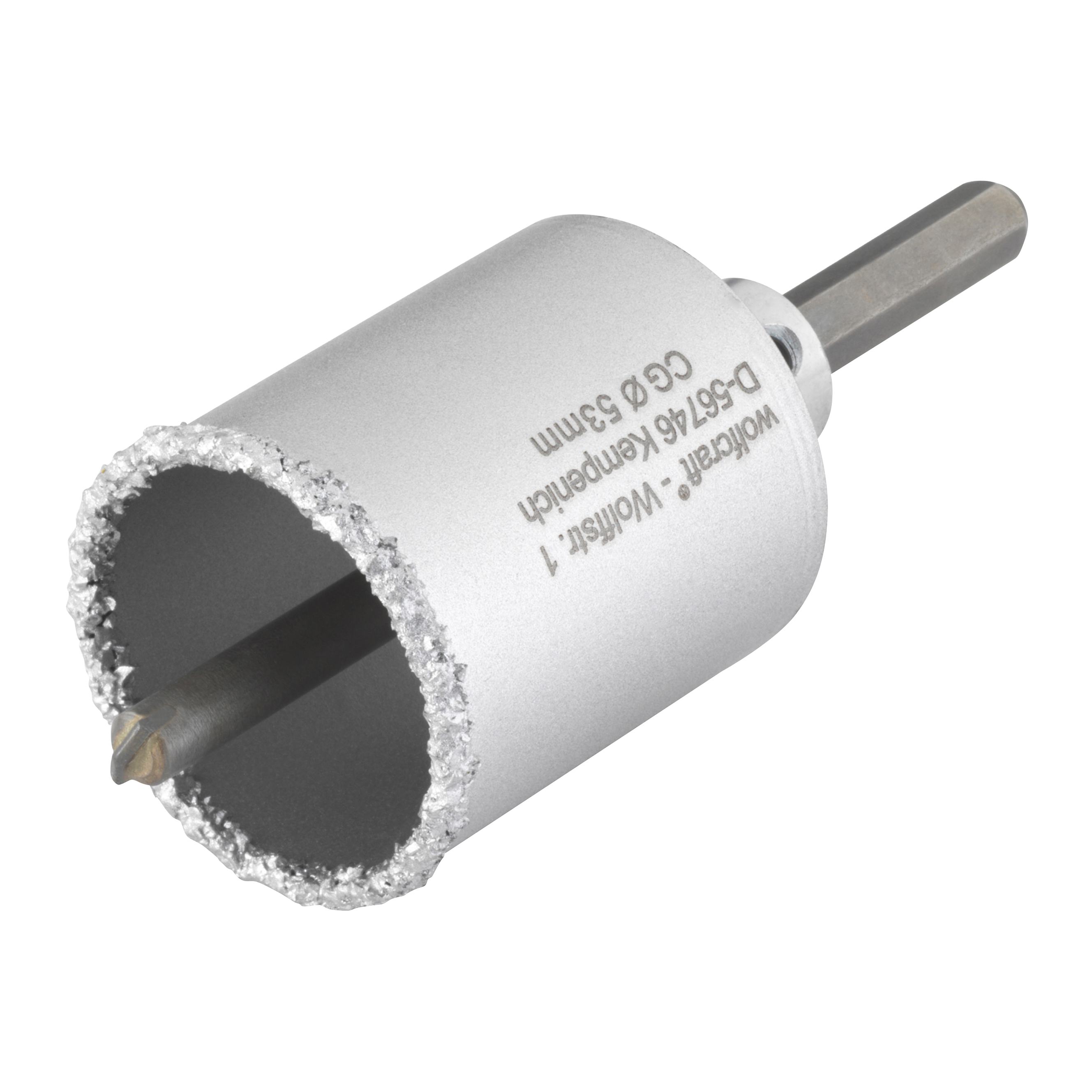 Wolfcraft Boorkroon | HM | Met schacht en boor | Ø53mm | 1 stuk - 3895000
