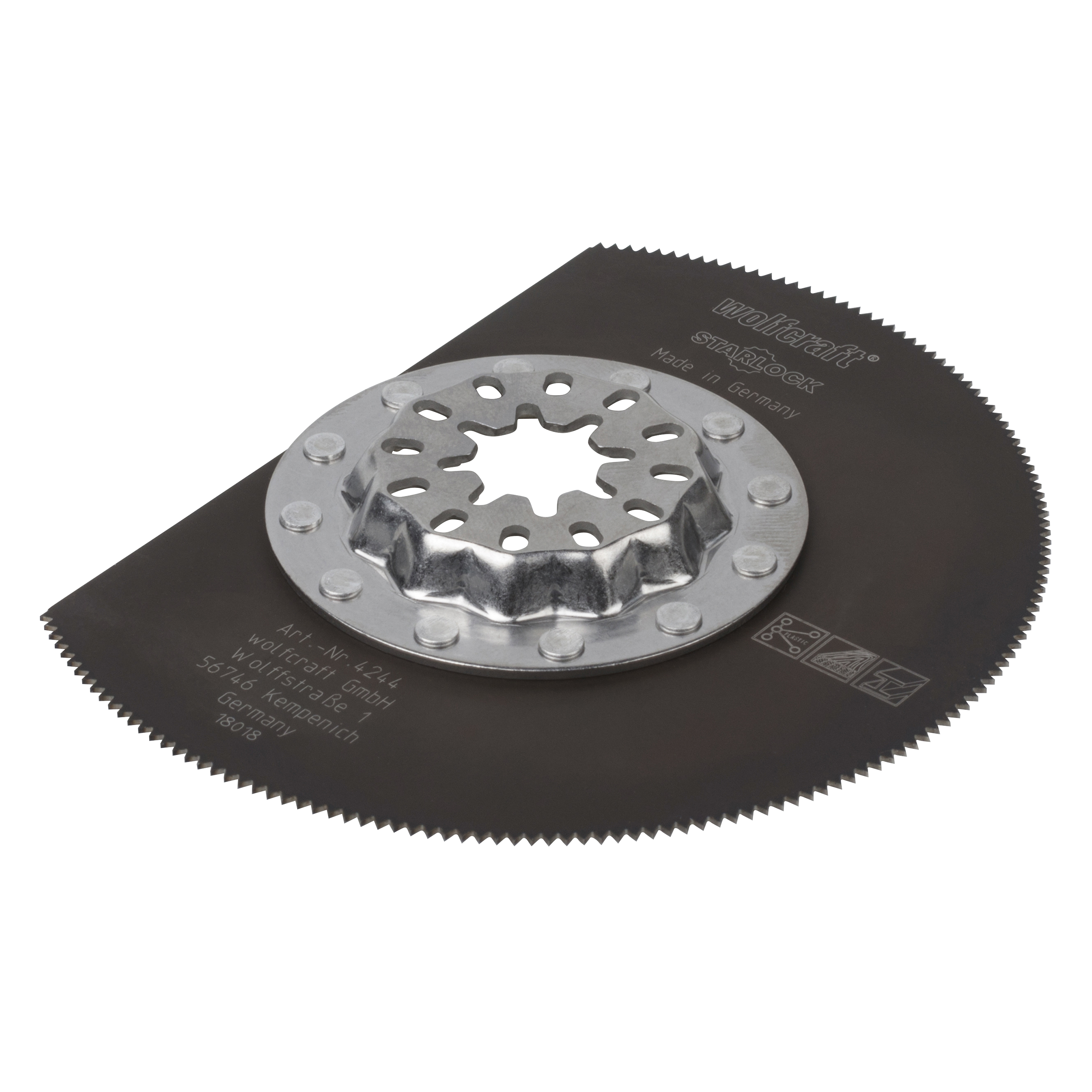 Wolfcraft Segmentzaagblad | "Expert" | HSS | STARLOCK-centreerhals | Ø85mm | 1 stuk - 4244000
