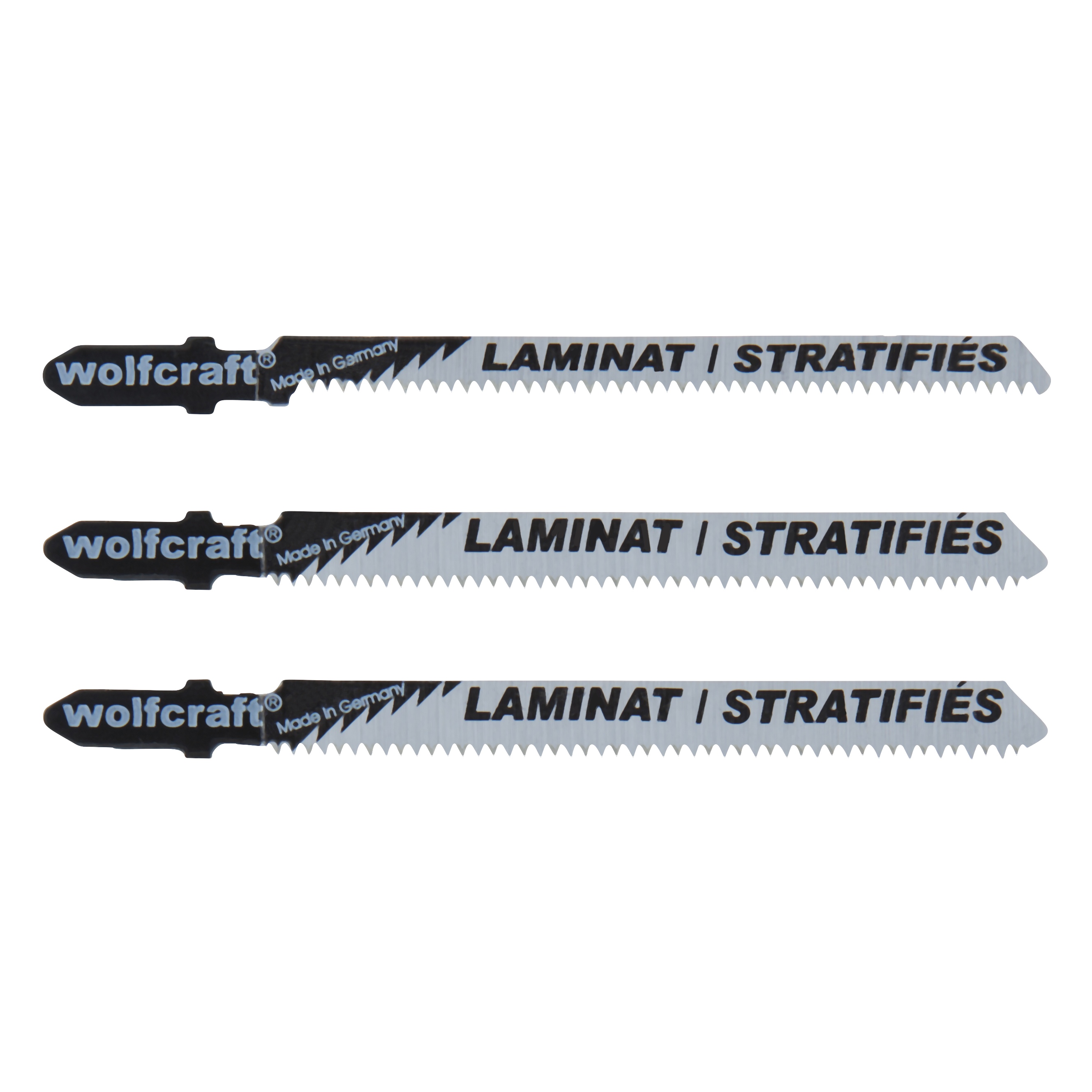 Wolfcraft Decoupeerzaagblad-Set | 3-delig | T-Schaft | 1 set - 2379000