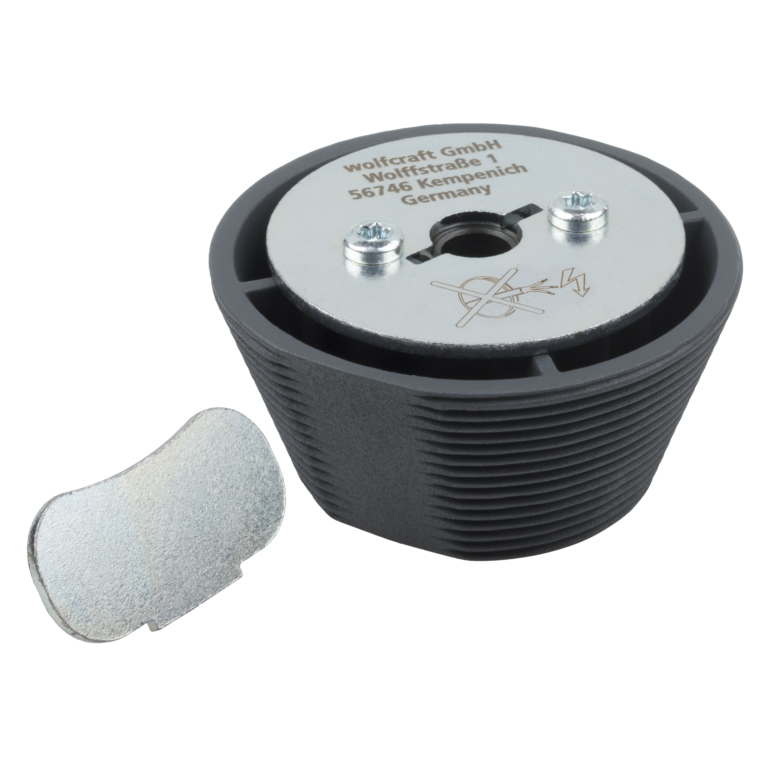 Wolfcraft Hulpstuk | Voor het vergroten van gaten met een gatenzaag | Ø46-62mm | 1 stuk - 5951000
