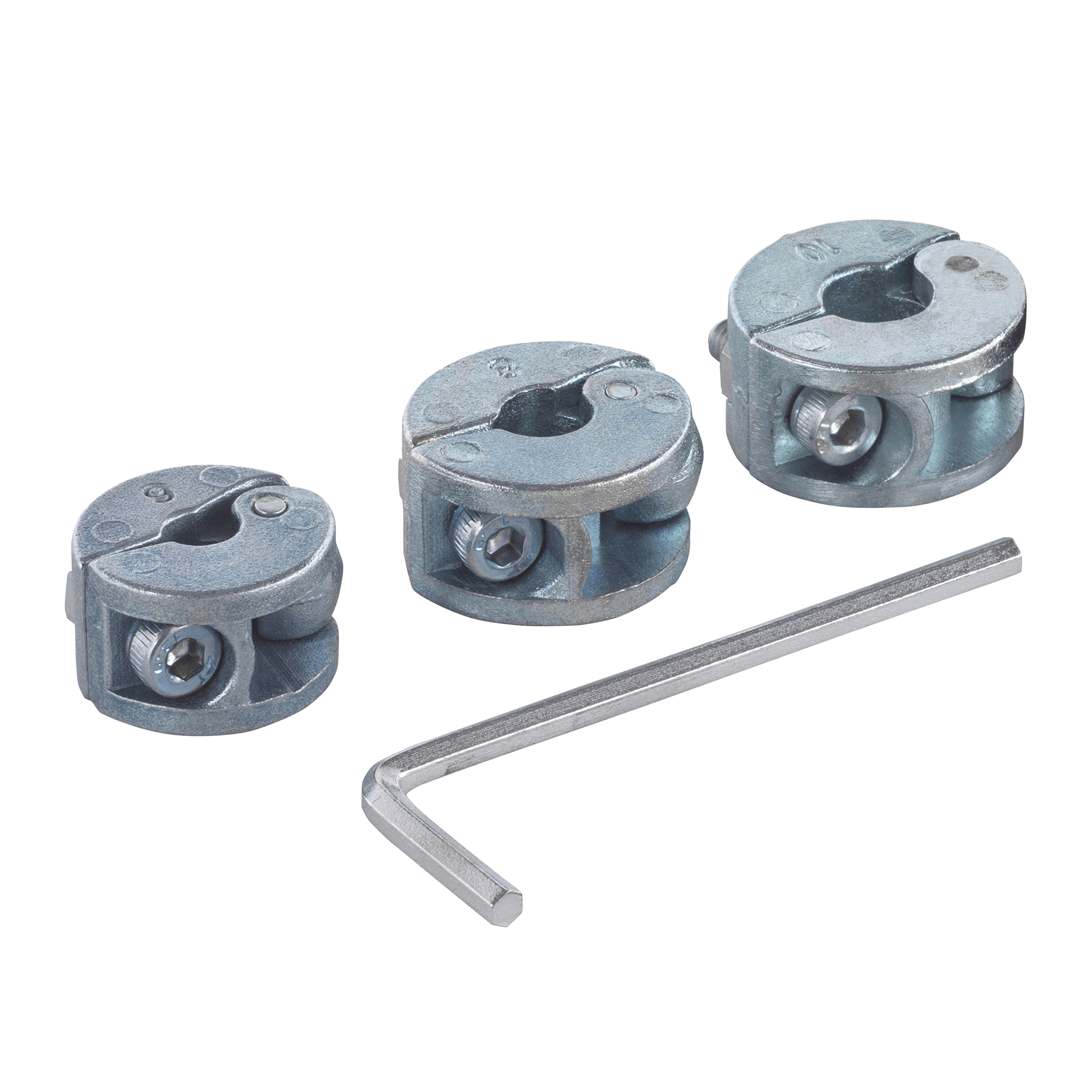 Wolfcraft Dieptestops | Voor boren | Ø6, 8, 10mm | 3 stuks - 2755000