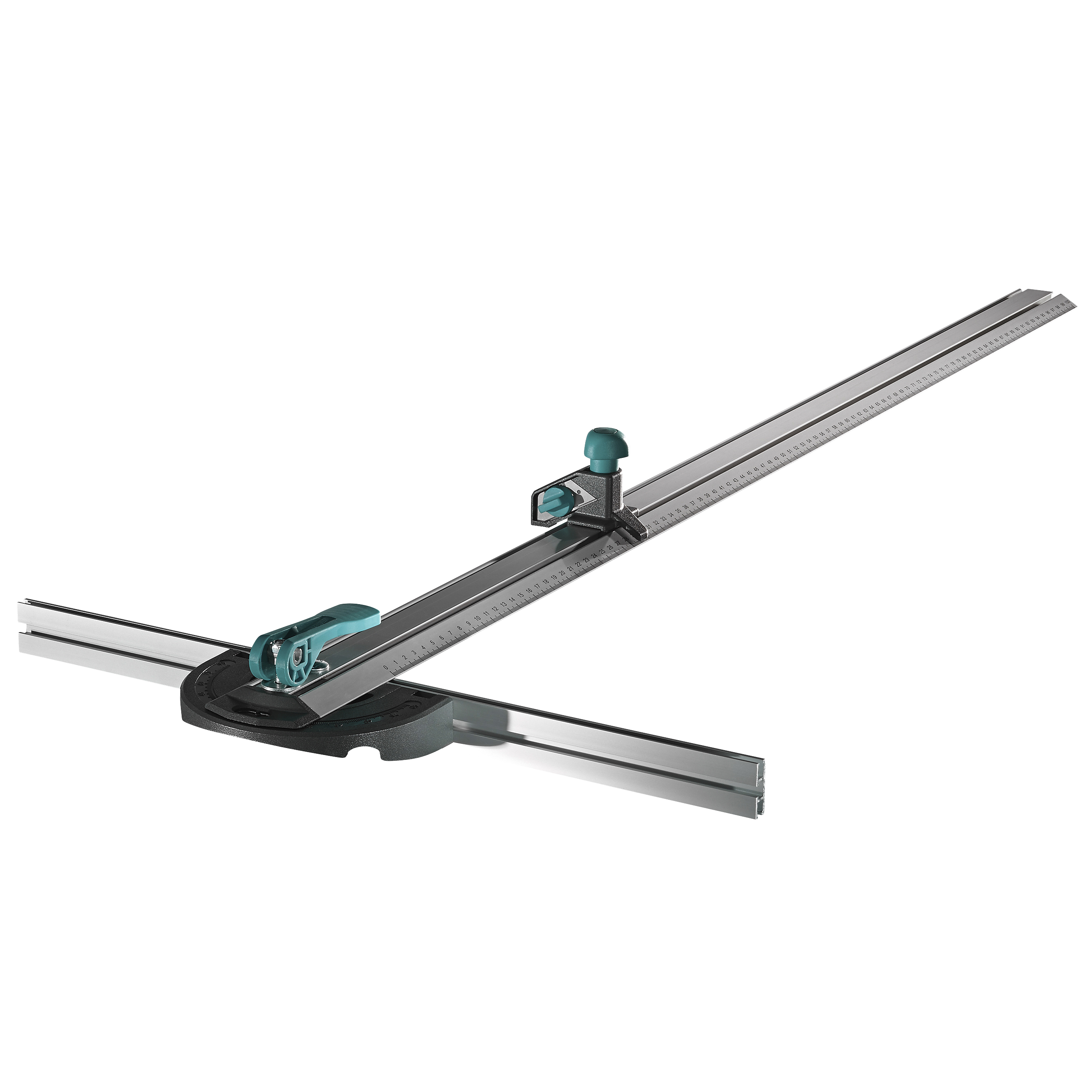 Wolfcraft T-rail | Met parallelsnijder | 1 stuk - 4008000