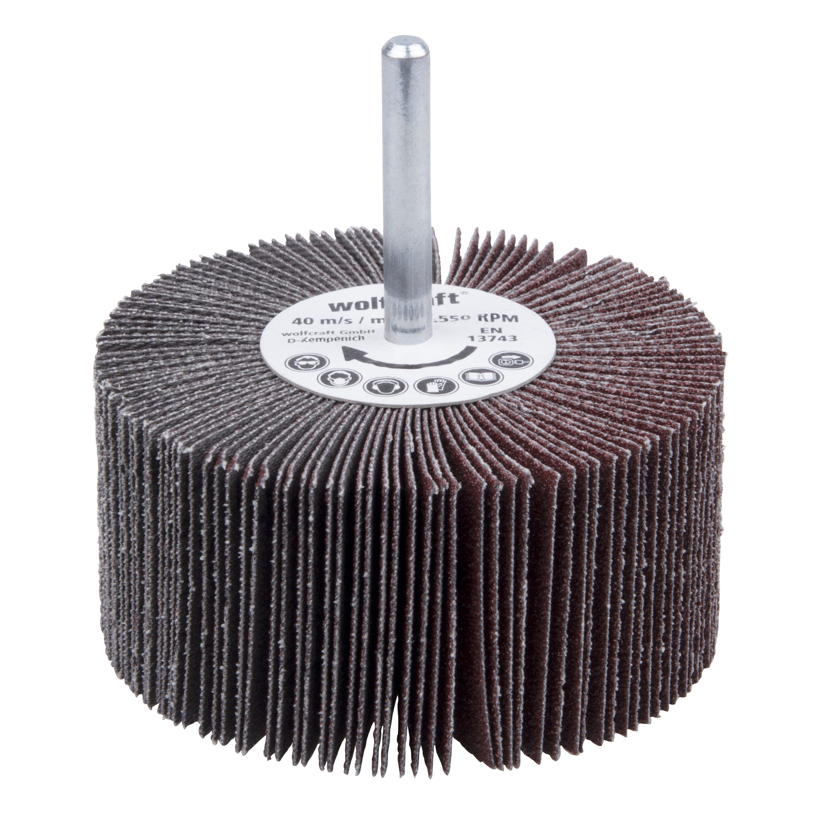 Wolfcraft Rotorslijper | K80 | Ø80 x 40mm | 1 stuk - 2034000