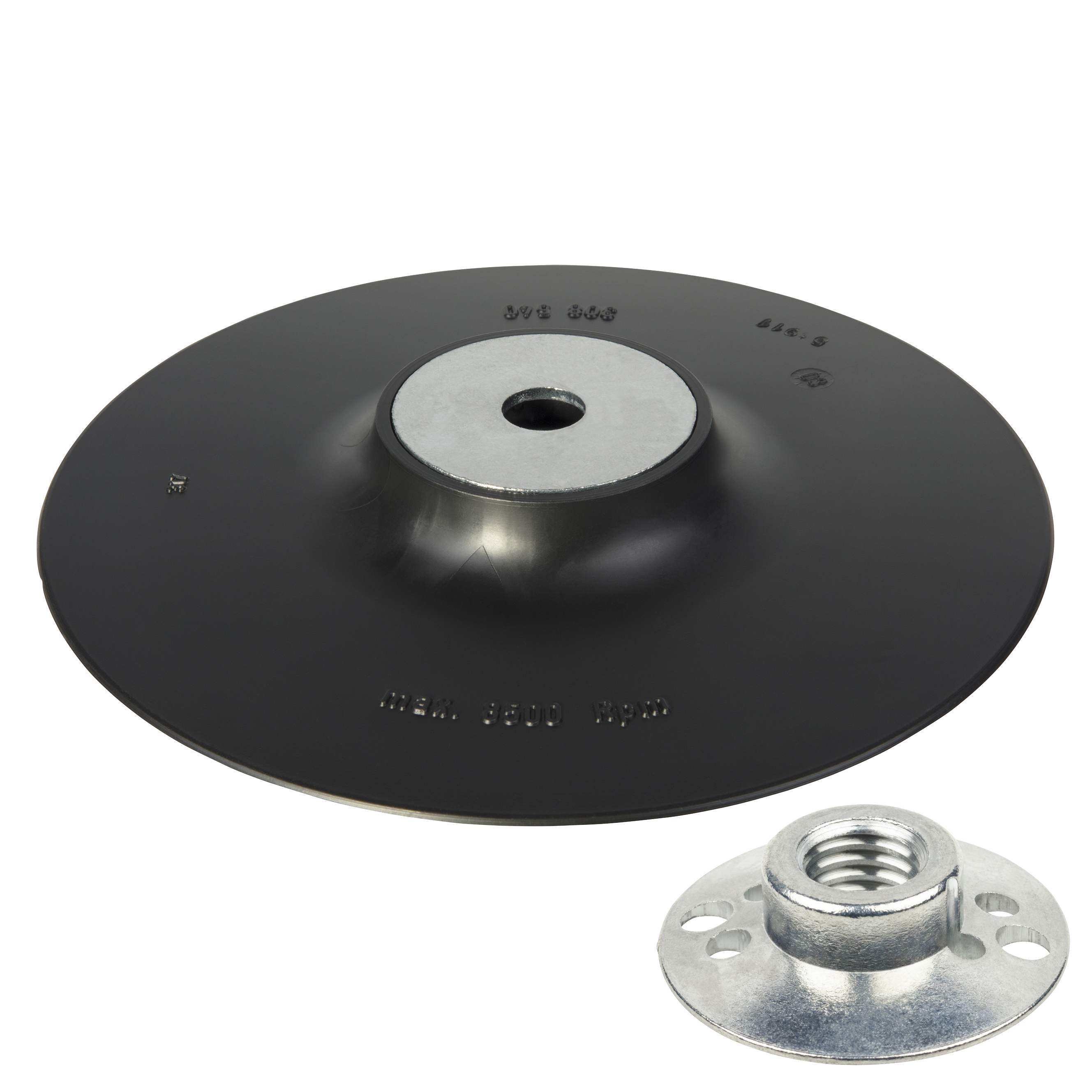 Wolfcraft Steunschijf | Flensmoer | M14 | Ø178mm | 1 stuk - 2452000