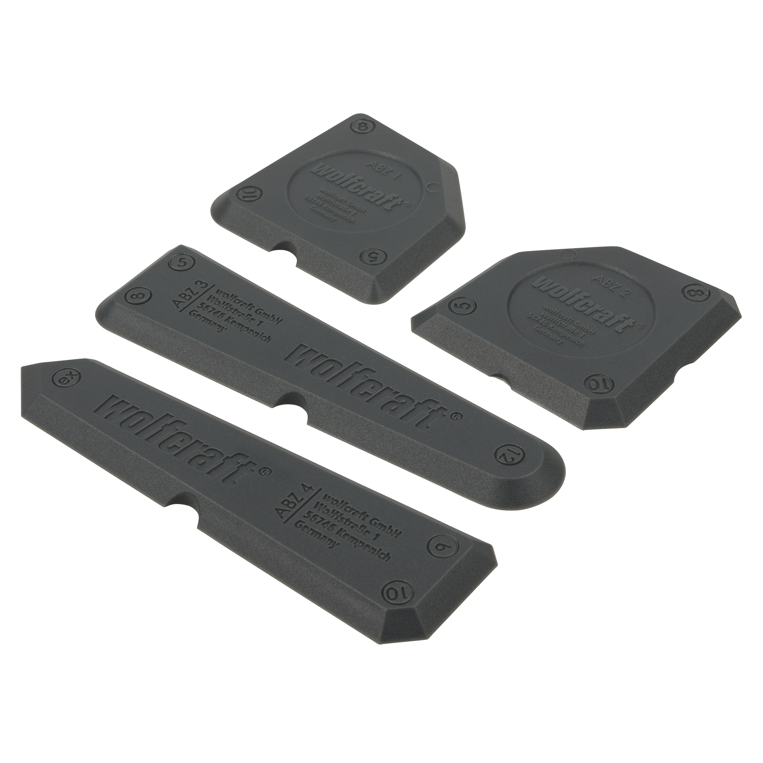 Wolfcraft Voegenstrijkerset | 4-delig | 1 set - 4330000