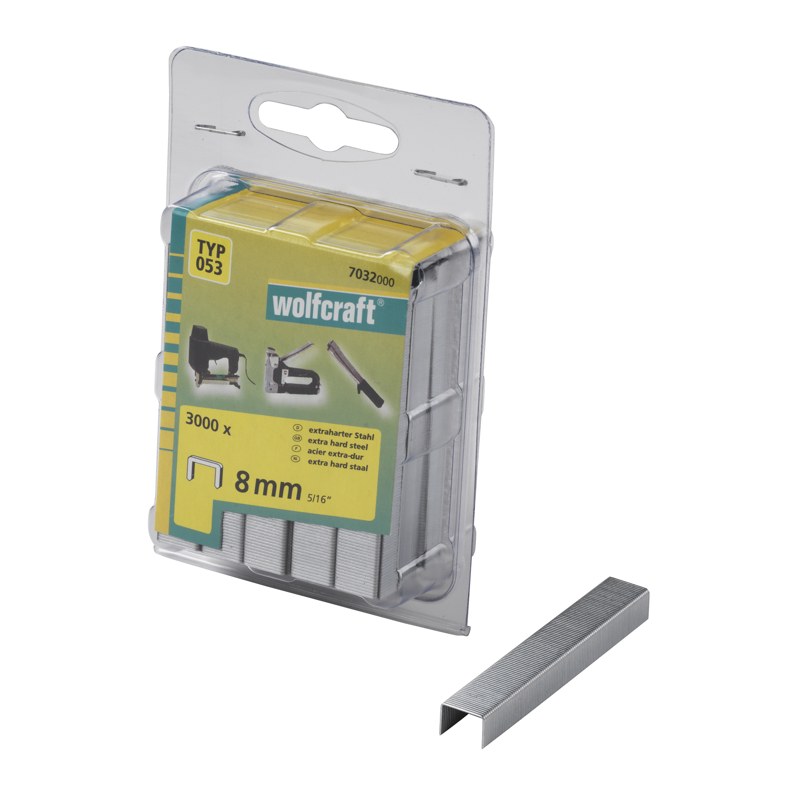 Wolfcraft Breedrugnieten | Type 053 | Staal | 8mm | 3000 stuks - 7032000