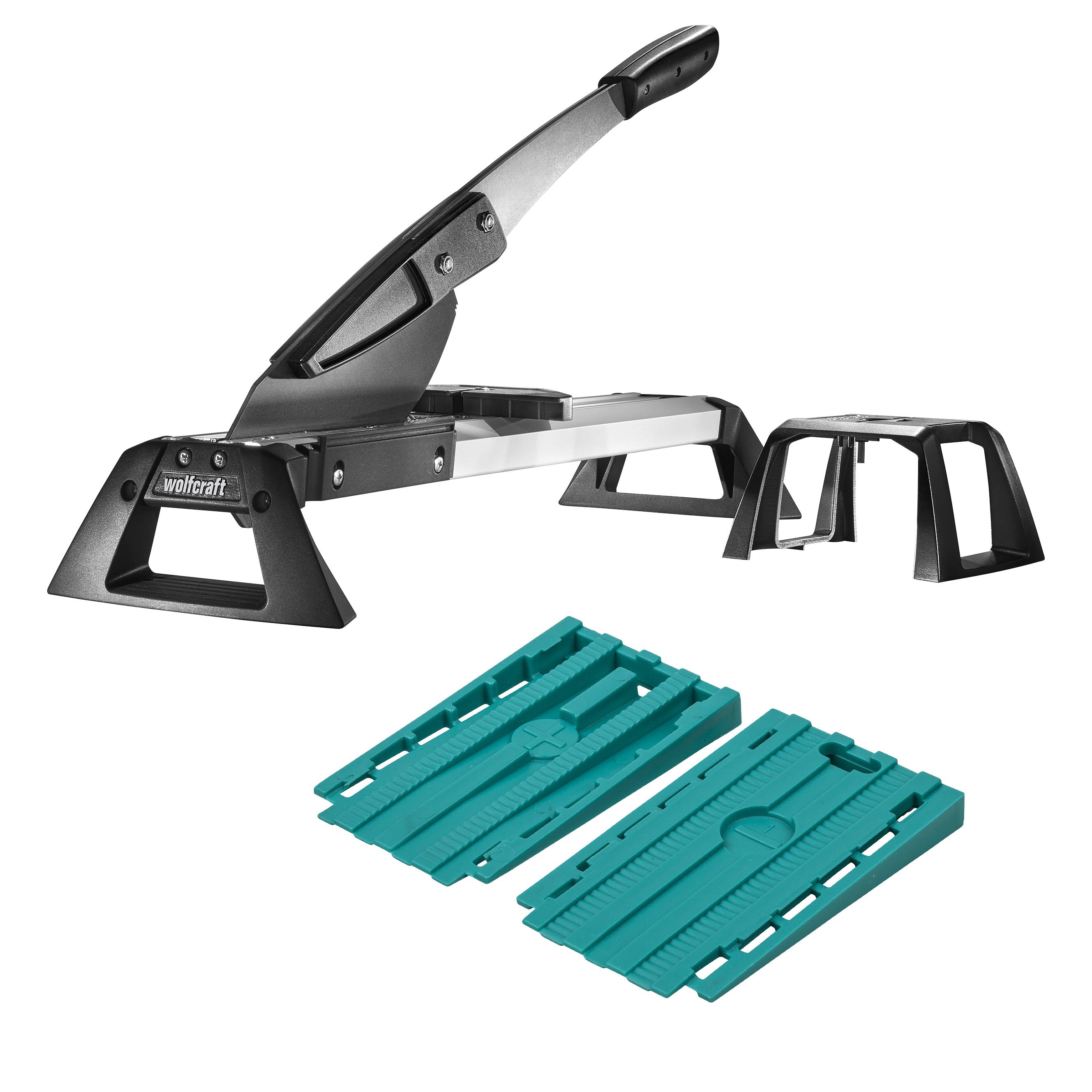 wolfcraft VLC 800 - Laminaatsnijder incl. 30 wiggen - Laminaat dikte tot 11 mm - Tot 465 mm breed - 8638000