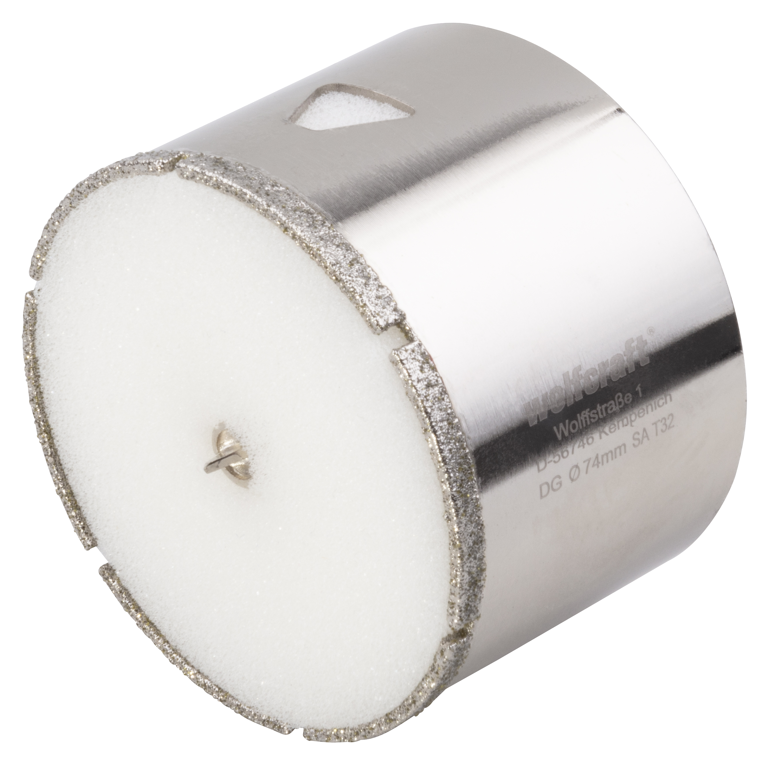 Wolfcraft Diamantbestr. boorkroon | Met schacht | Ø74mm | 1 stuk - 5932000
