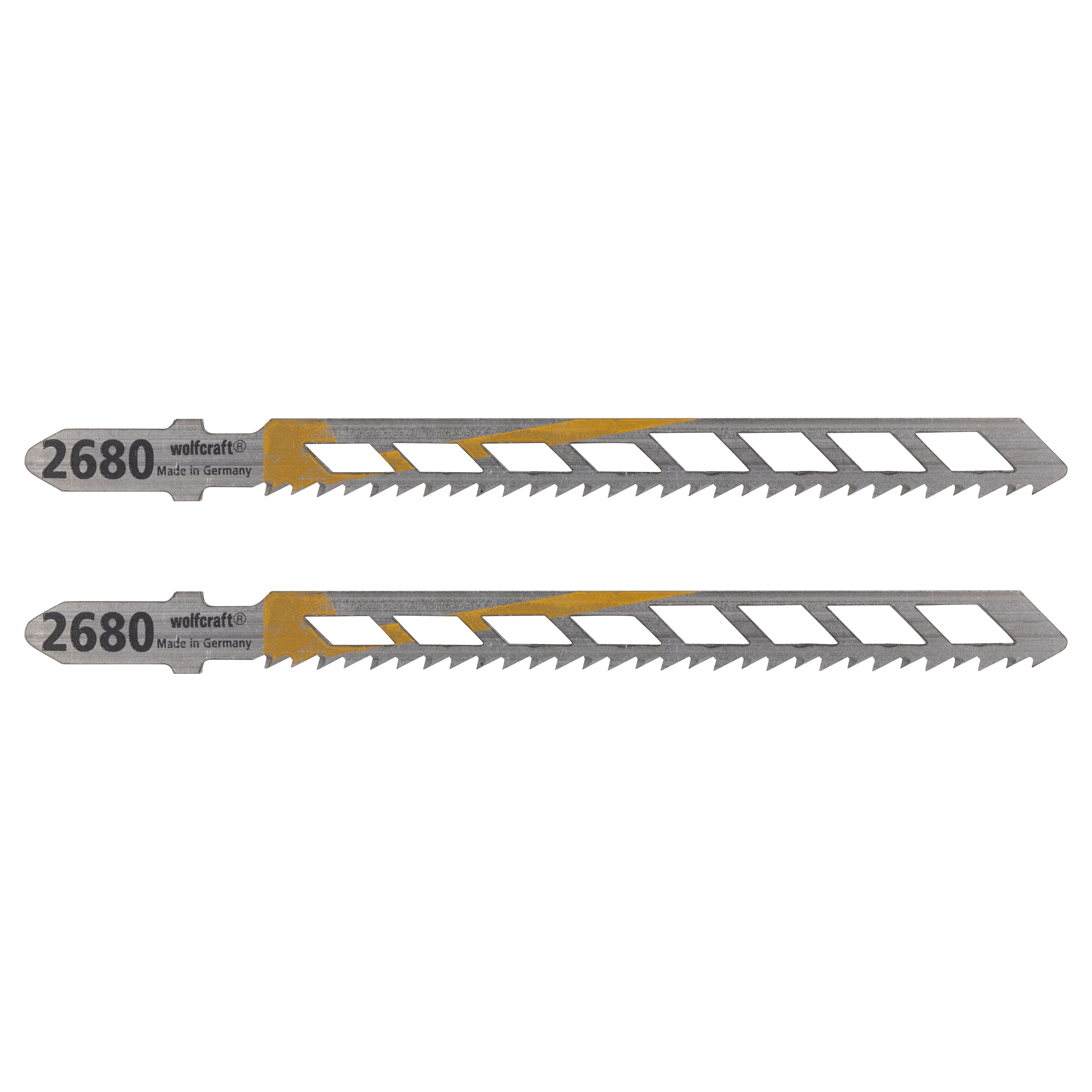 Wolfcraft Decoupeerzaagbladen | T-schacht | CV | 75mm | 2 stuks - 2680000