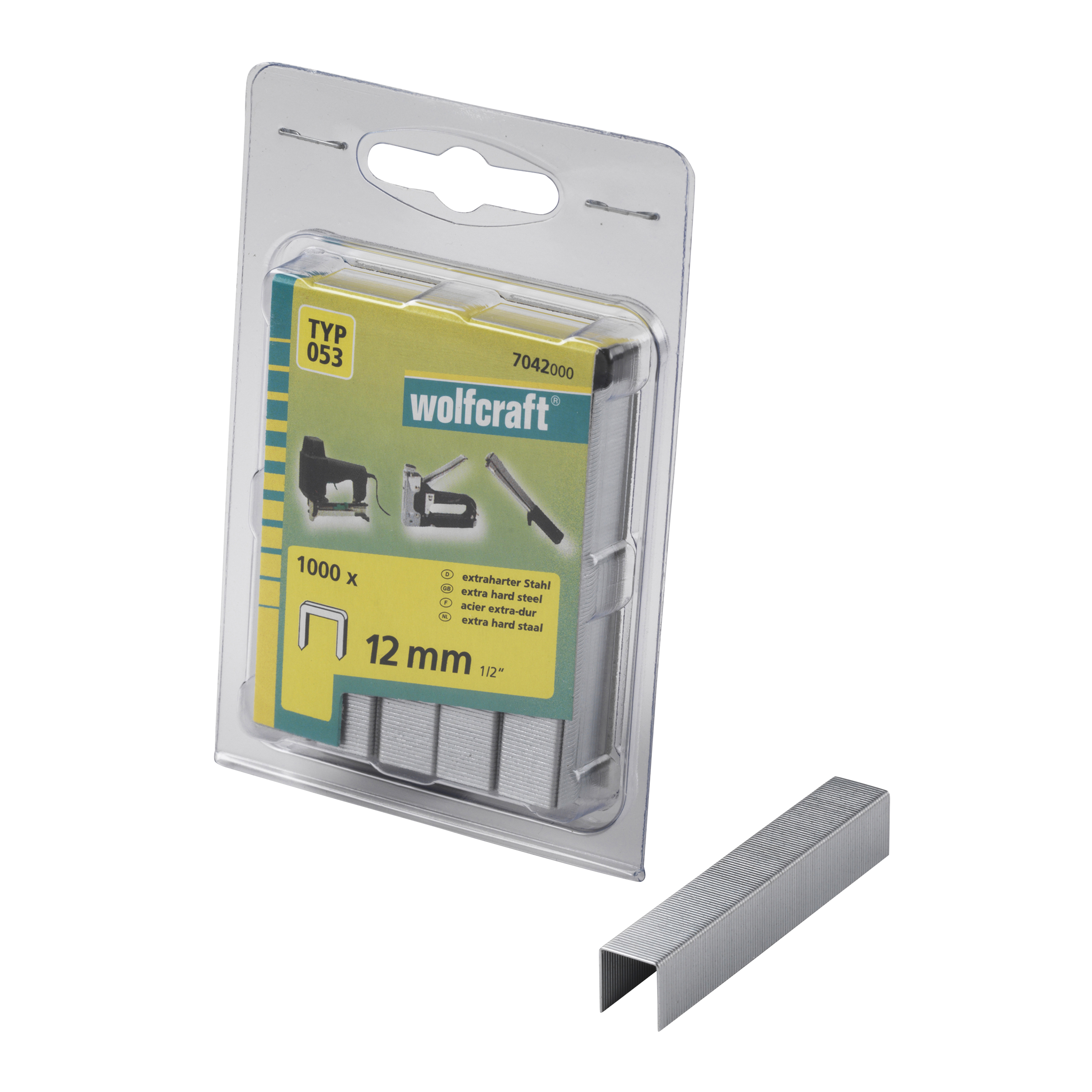 Wolfcraft Breedrugnieten | Type 053 | Staal | 12mm | 1000 stuks - 7042000