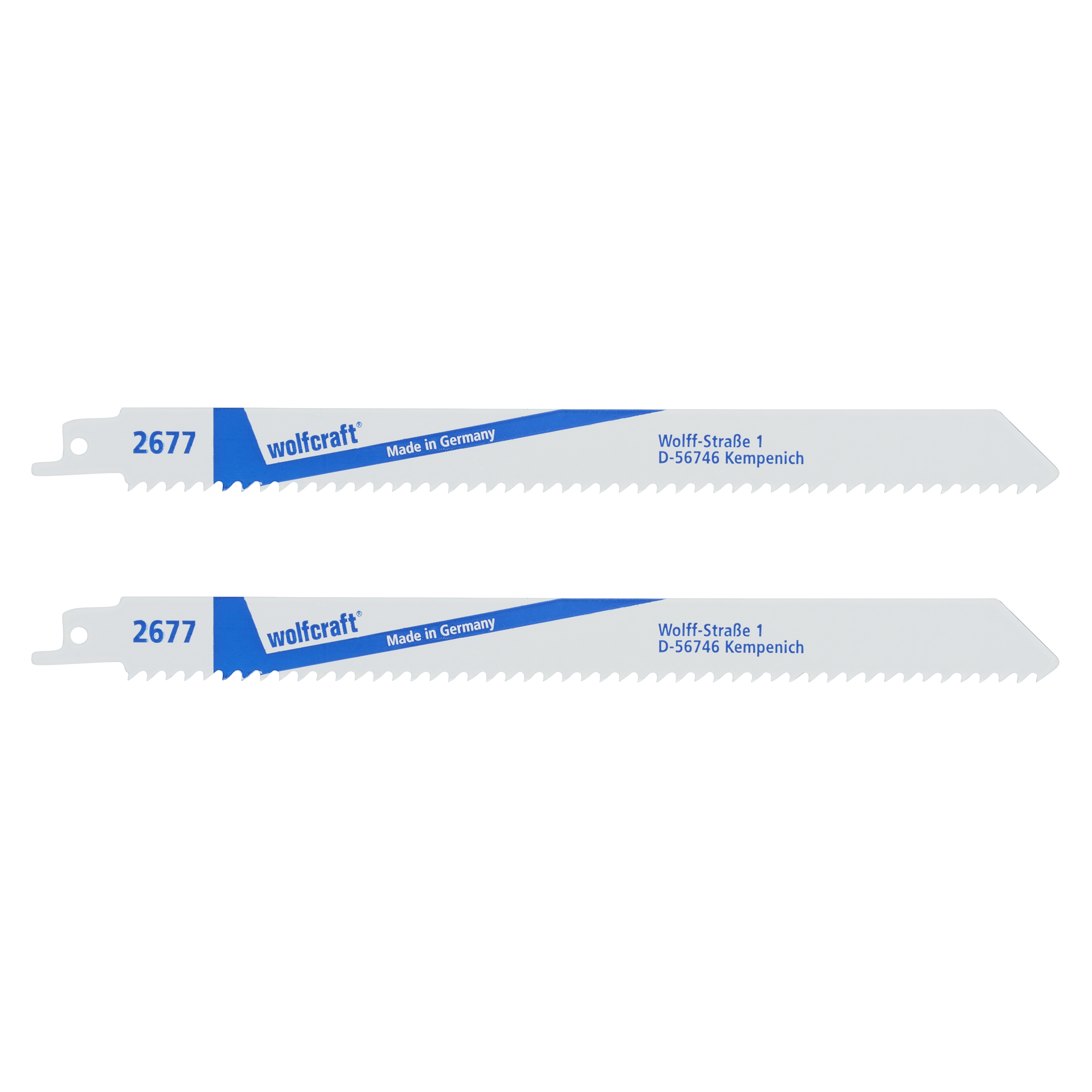 Wolfcraft Sabelzaagbladen | BiM | Demontagebladen | 230mm | 2 stuks - 2677000