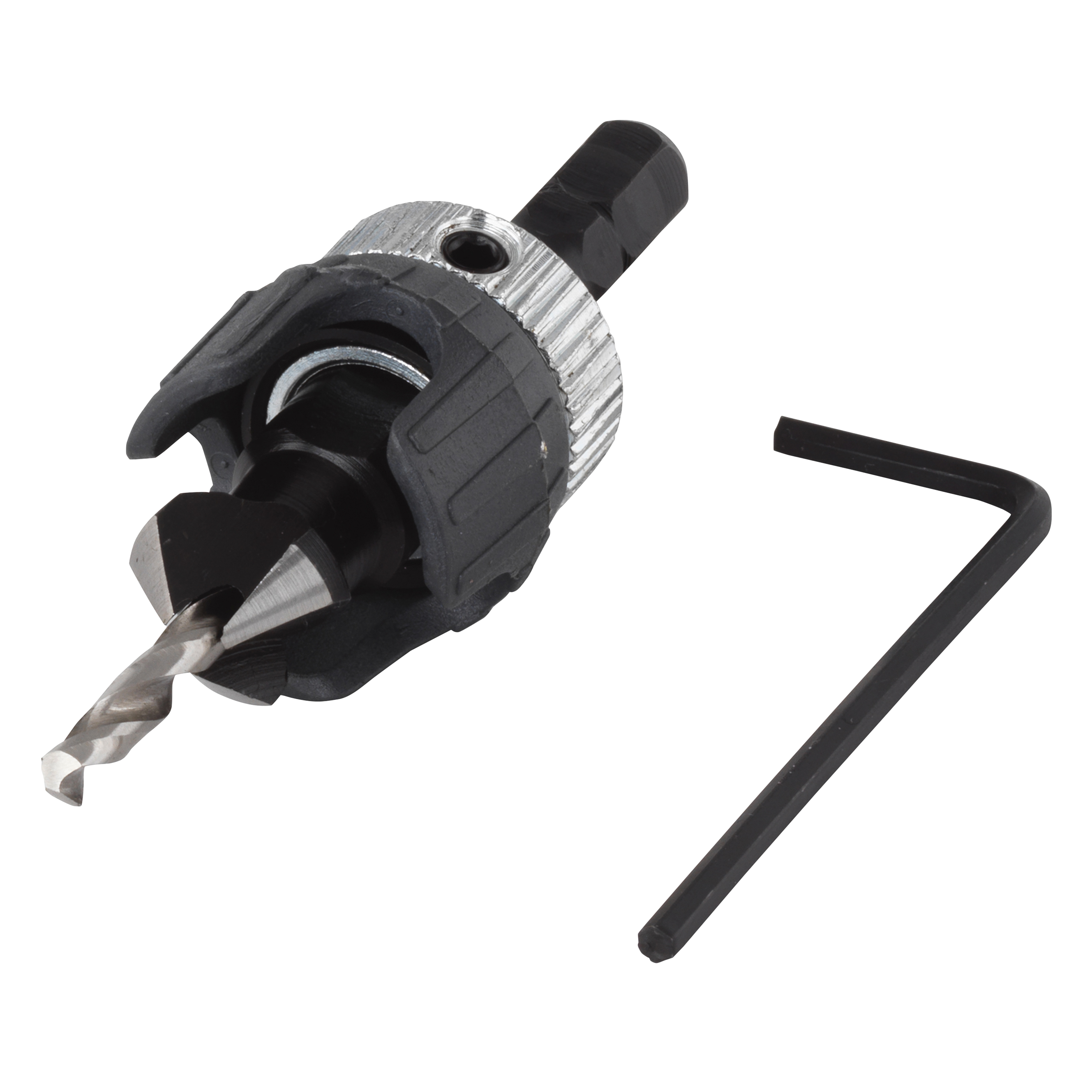 Wolfcraft Voorboor | Verzinkboor + D-stop | Ø3,2-12mm | 1 stuk - 2544000