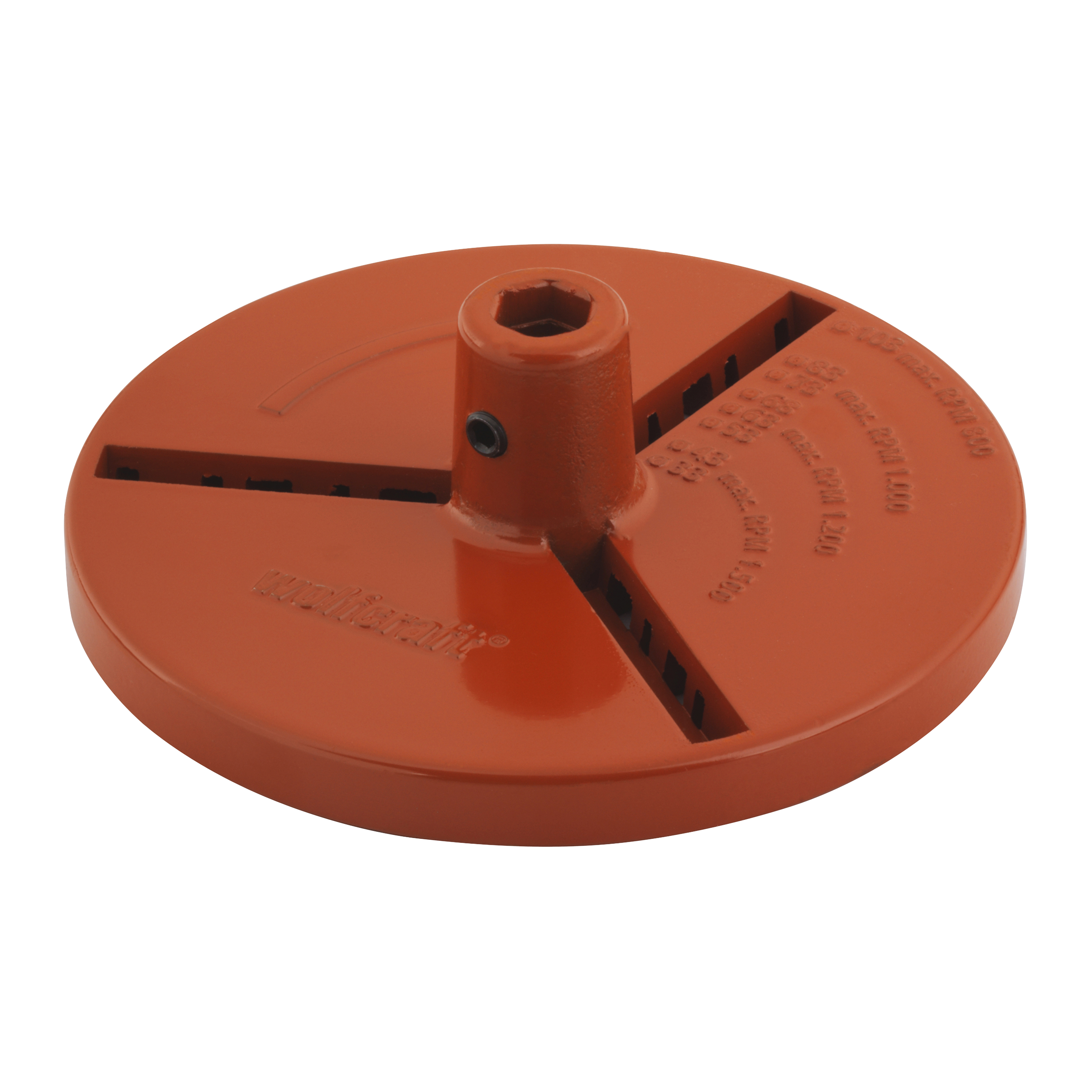 Wolfcraft Opnameschijf | Voor boorkoppen | Ø33-103mm | 1 stuk - 3466000