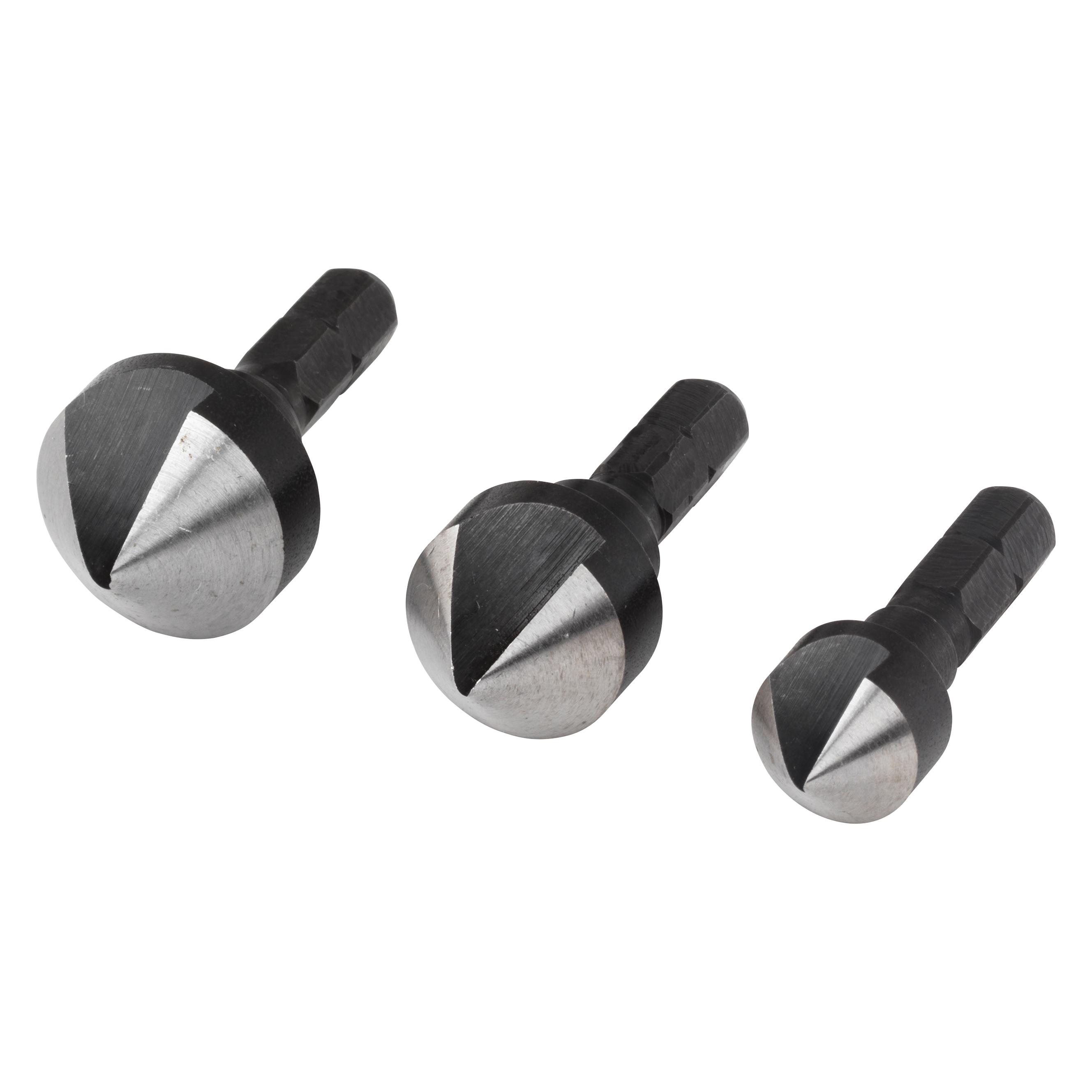 Wolfcraft Verzinkboren | WS | 6-kant | Ø12, 16, 19mm | 3 stuks - 2584000