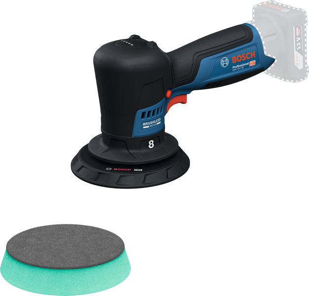 Bosch Blauw GPX12V-125 Accu polijstmachine (zonder accu/lader, steunpad, polijstpad) - 06019L4101