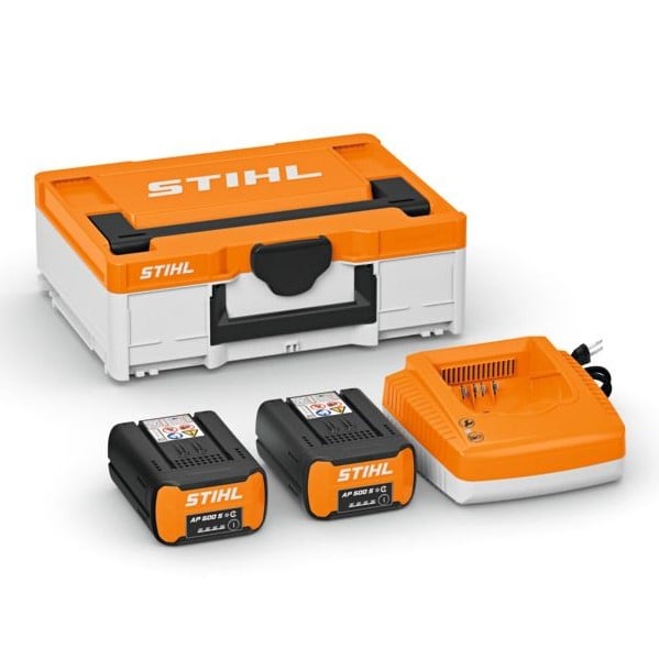 Stihl Powerbox Extrem | 2x Accu AP 500 S + 1x AL 501 Snellader EA012000002