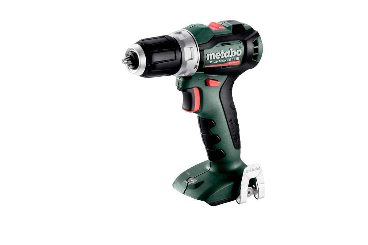 Metabo PowerMaxx BS 12 BL 601044850 Accu-schroefboormachine 12 V Brushless, Zonder accu, Zonder lade