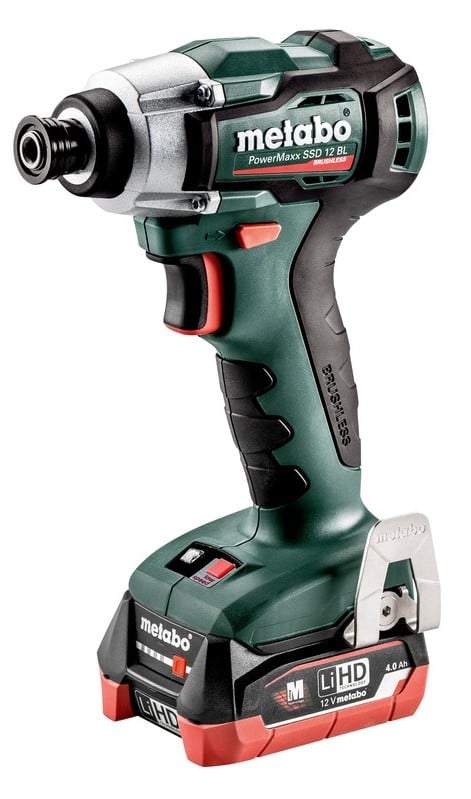 Metabo PowerMaxx SSD 12 BL Accu-slagschroevendraaier 12V 2x4Ah LiHD - 601115800