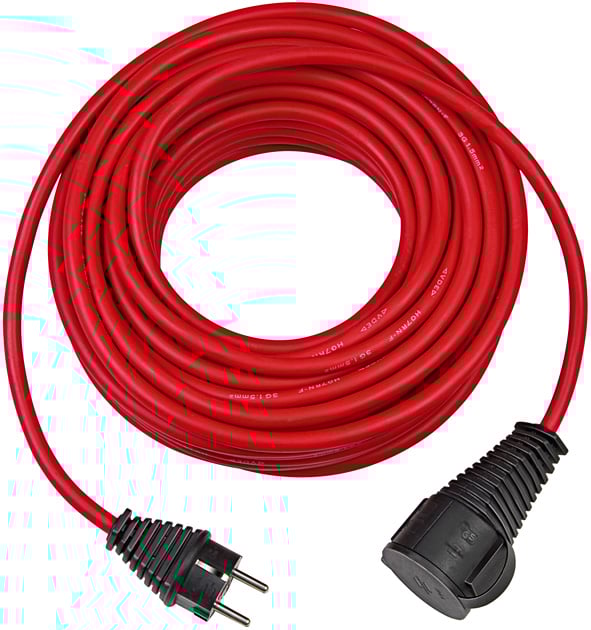 Brennenstuhl Verlengsnoer voor bouwplaatsen IP44 25m rood H07RN-F 3G1,5 - 1167830