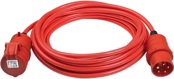 Brennenstuhl Bremaxx CEE verlengsnoer IP44 10m signaalrood AT-N07V3V3-F 5G1,5 - 1168580