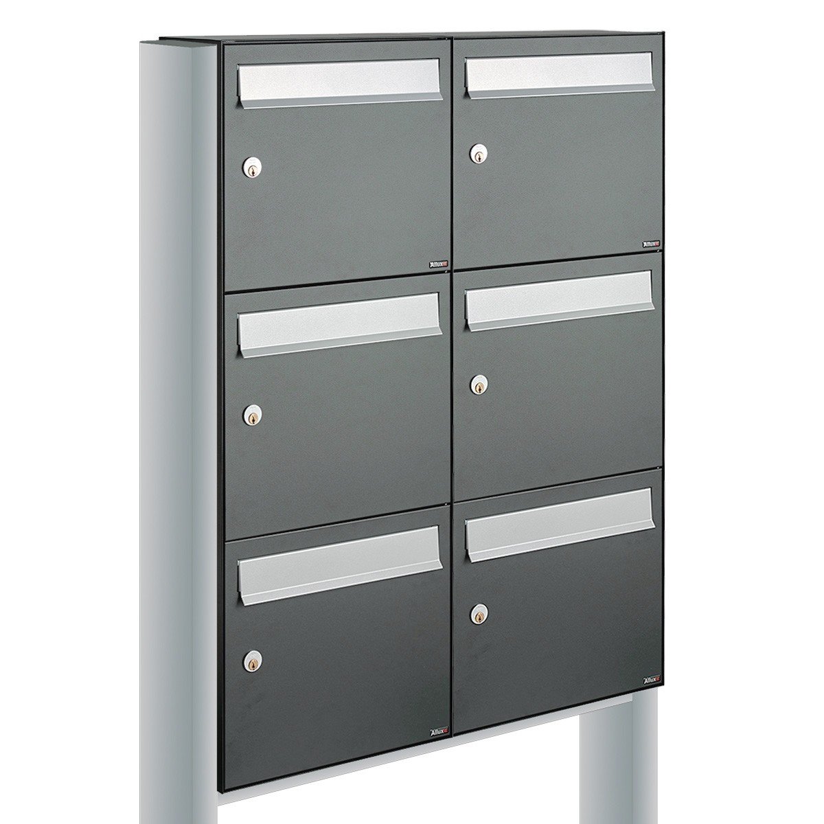 Allux Flow Set 2-Breed, 3-Hoog Op Statief Antraciet - 40040065_2x3s